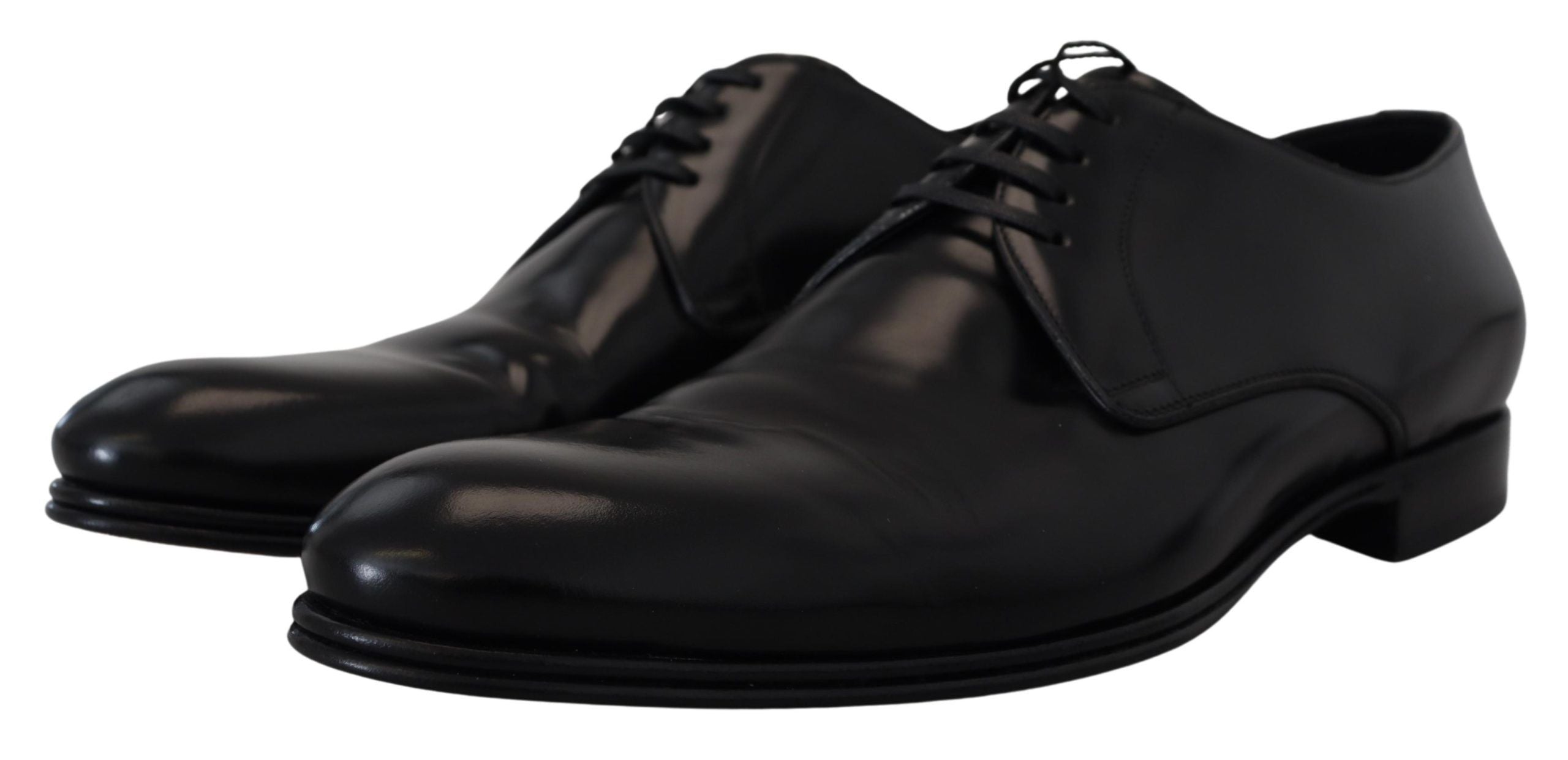 Dolce & Gabbana black leather shoes for formal occasions-5