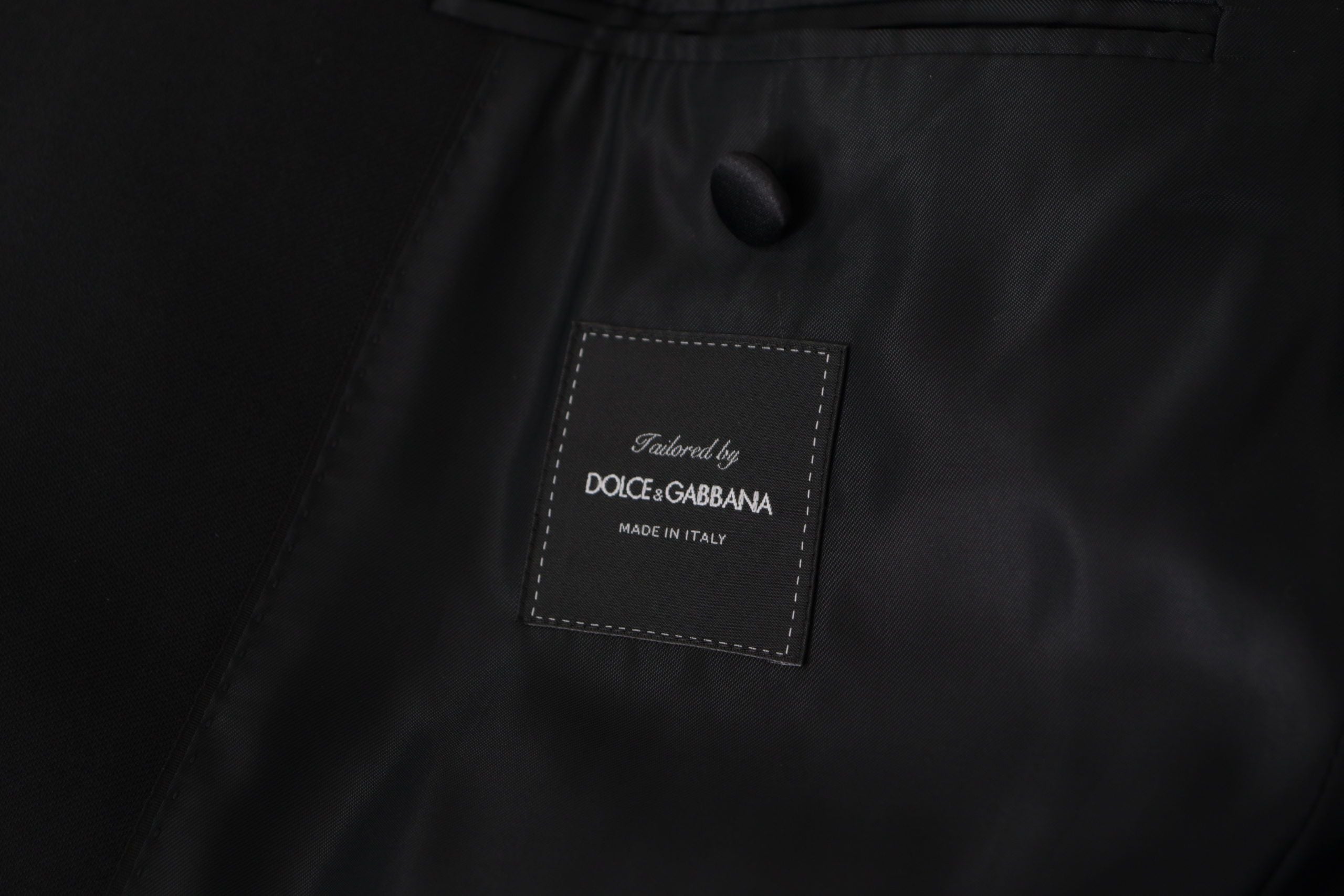 Dolce & Gabbana Schwarzer doppelreihiger Mantel Blazer Jacke-8