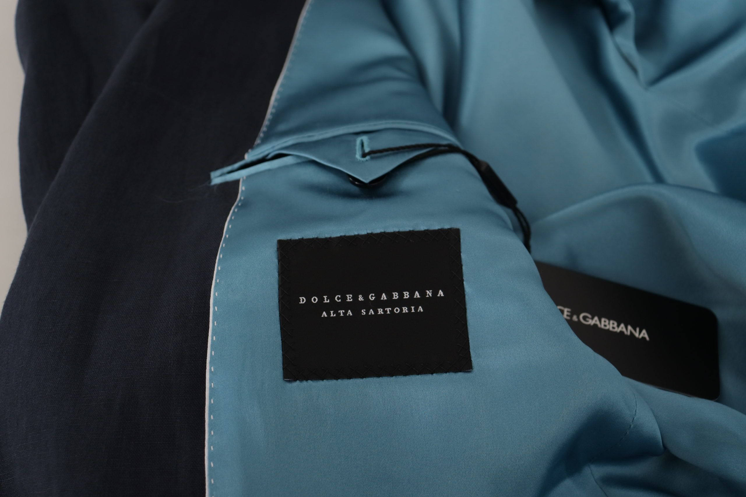 Dolce & Gabbana Chaqueta abrigo azul oscuro ALTA SARTORIA Blazer-7