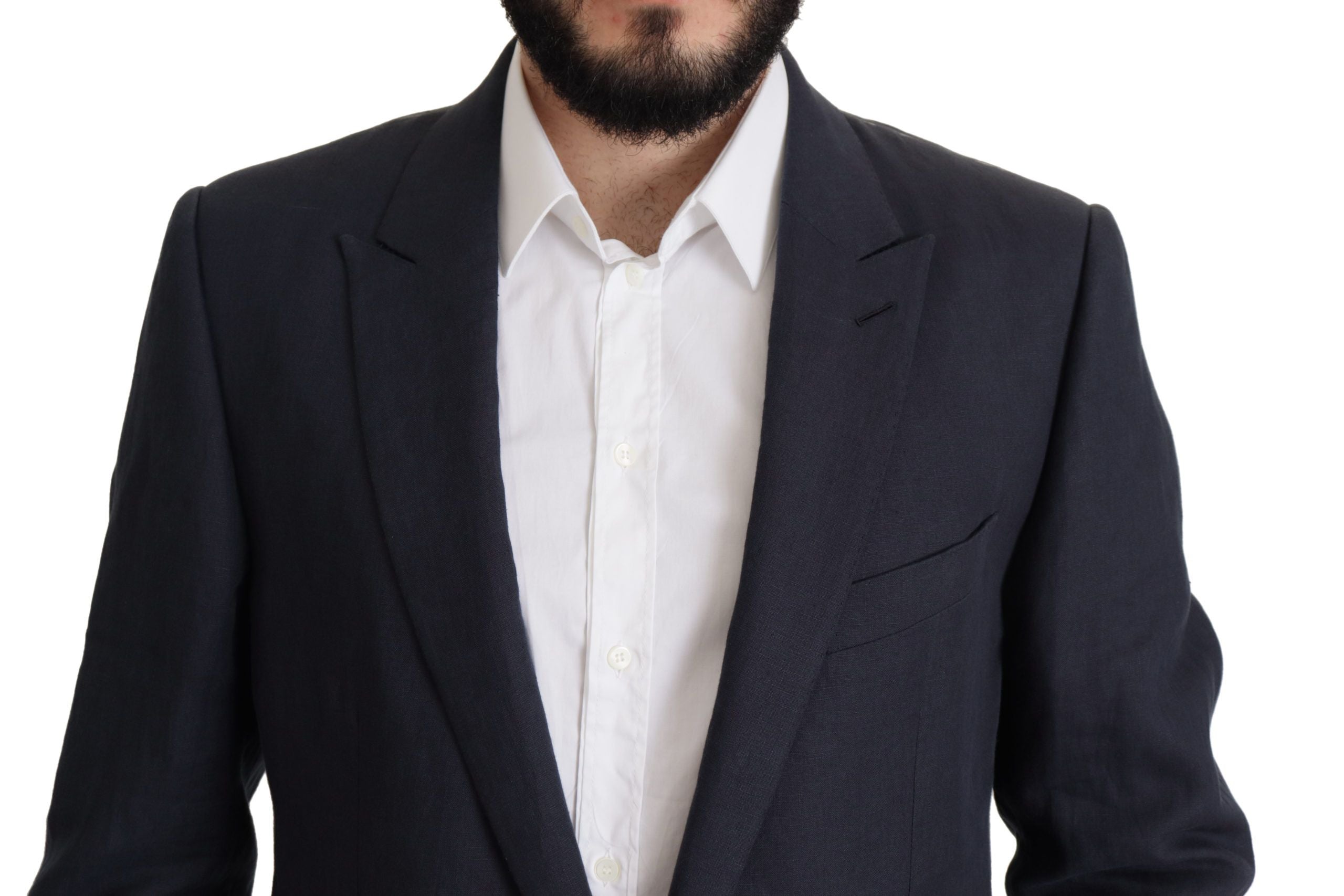 Dolce & Gabbana Chaqueta abrigo azul oscuro ALTA SARTORIA Blazer-5