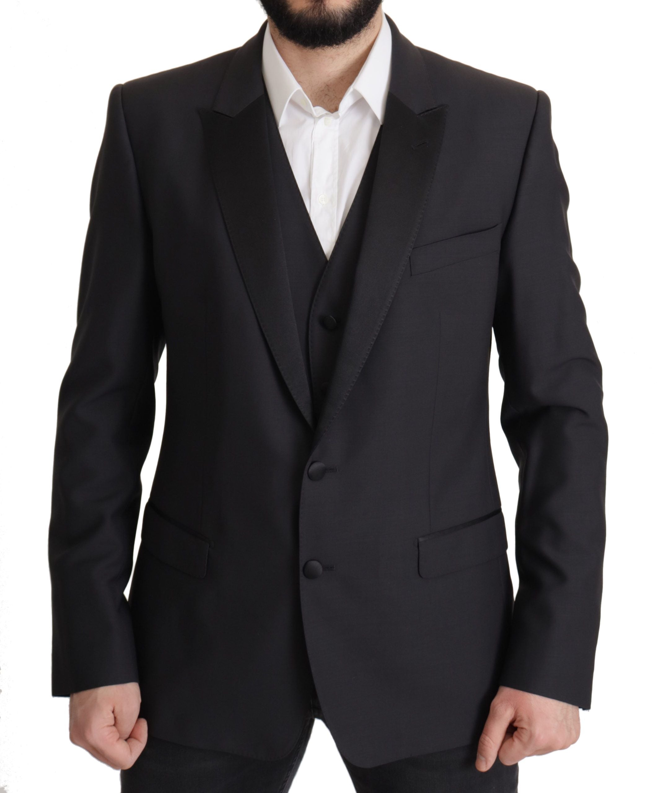 Dolce & Gabbana Dunkelblauer einreihiger MARTINI Blazer-1