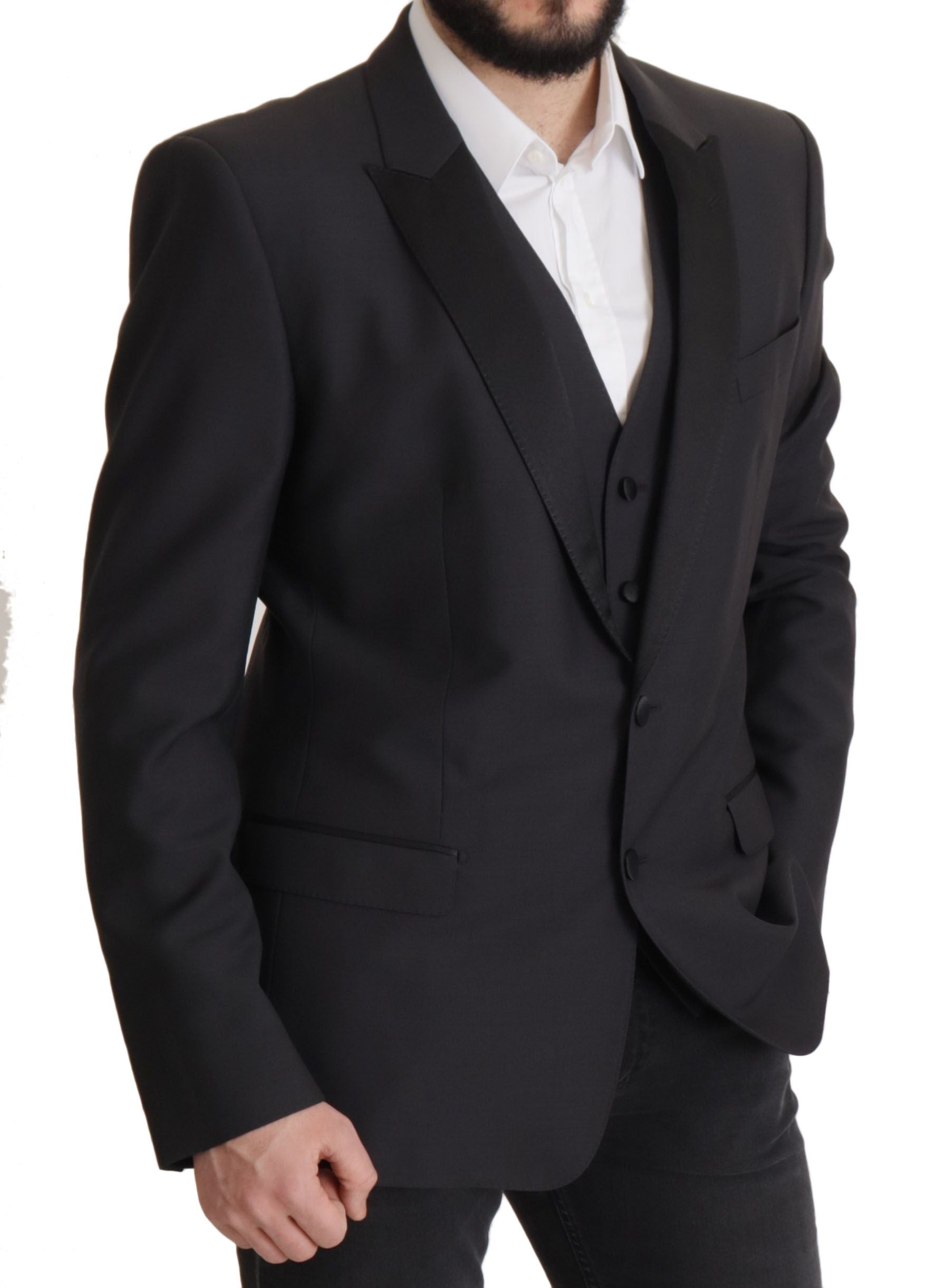 Dolce & Gabbana Dunkelblauer einreihiger MARTINI Blazer-5