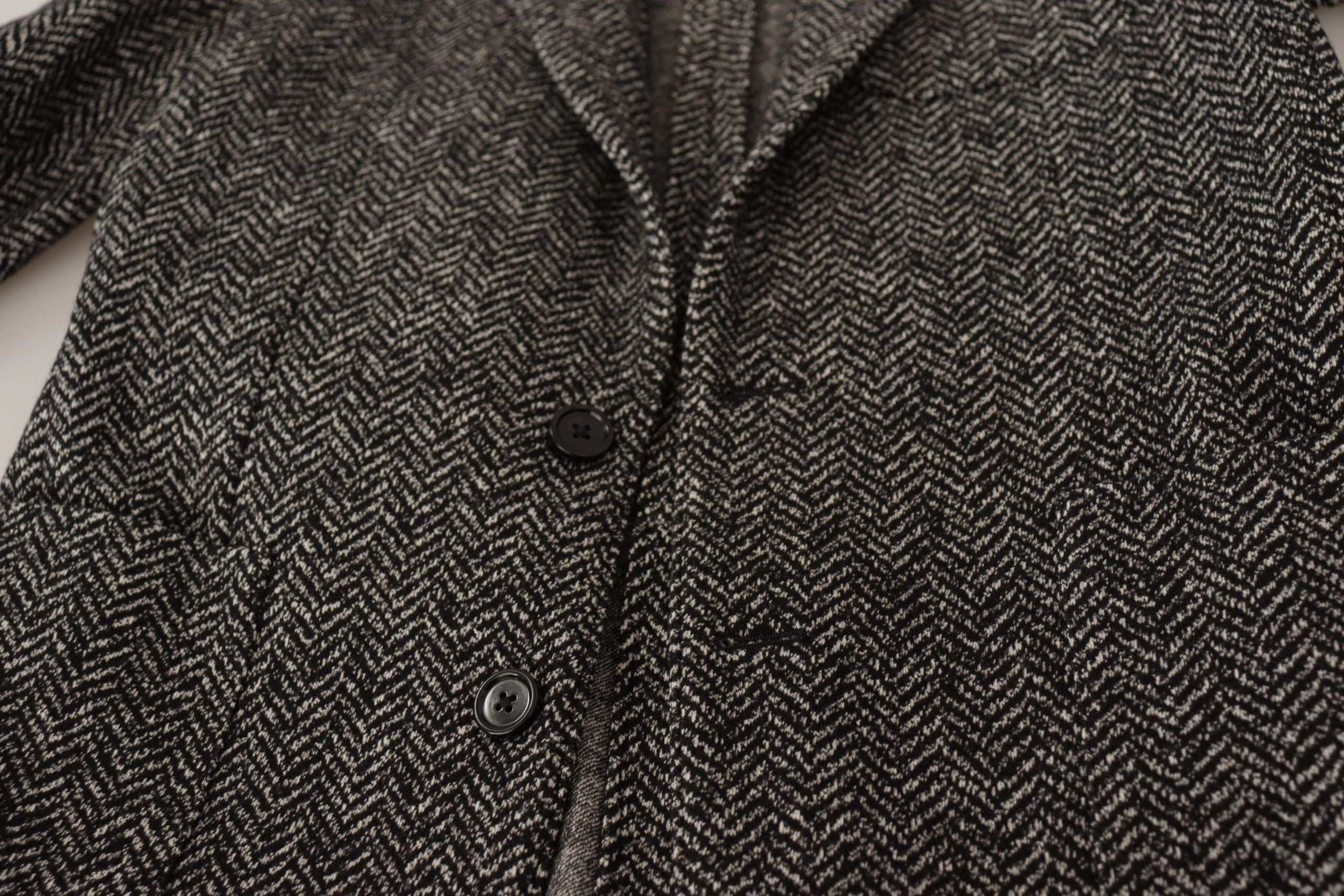 Dolce & Gabbana Grey single-breasted fantasy blazer in cotton-7