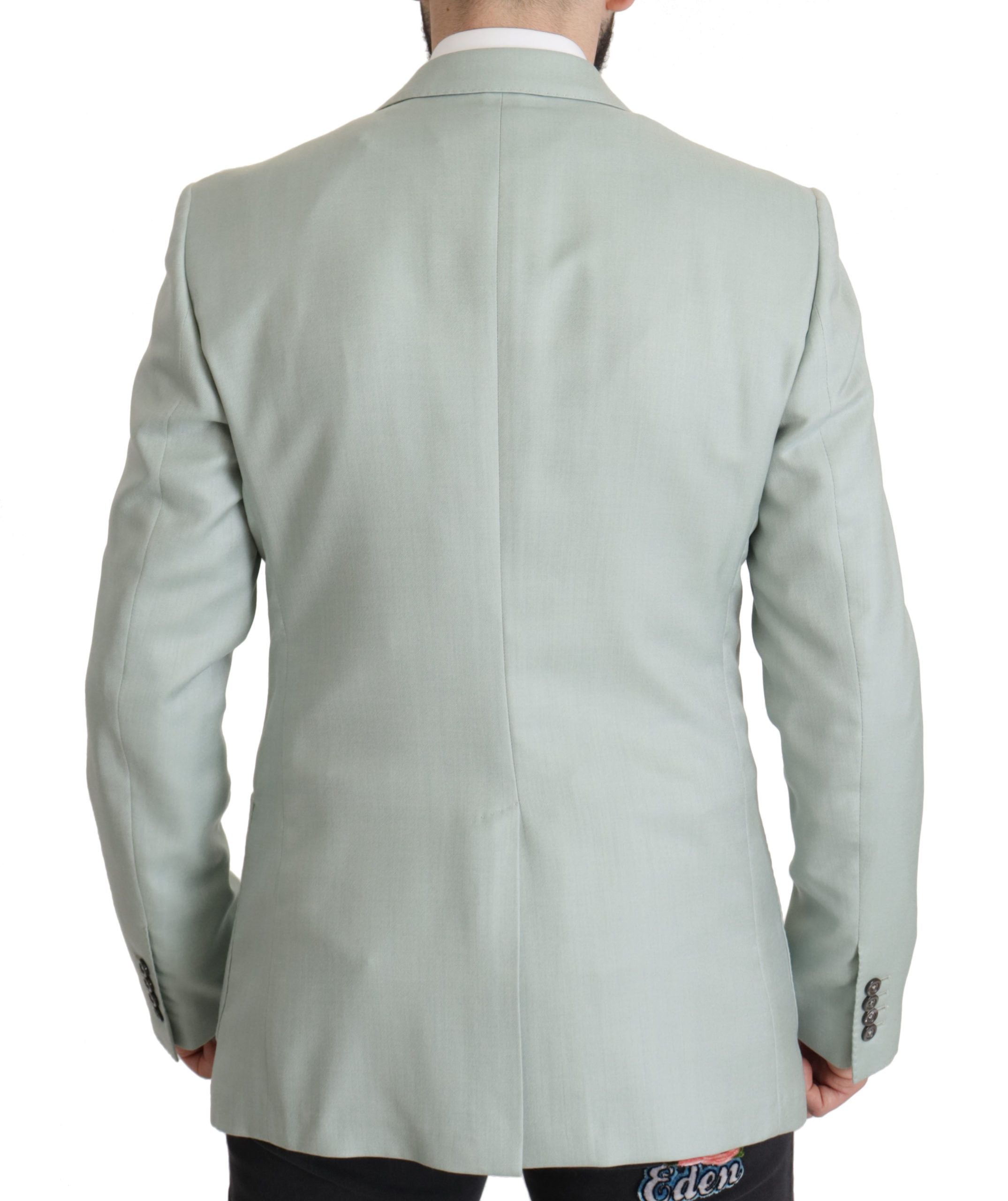 Dolce & Gabbana Green Cashmere Jacket Blazer-3