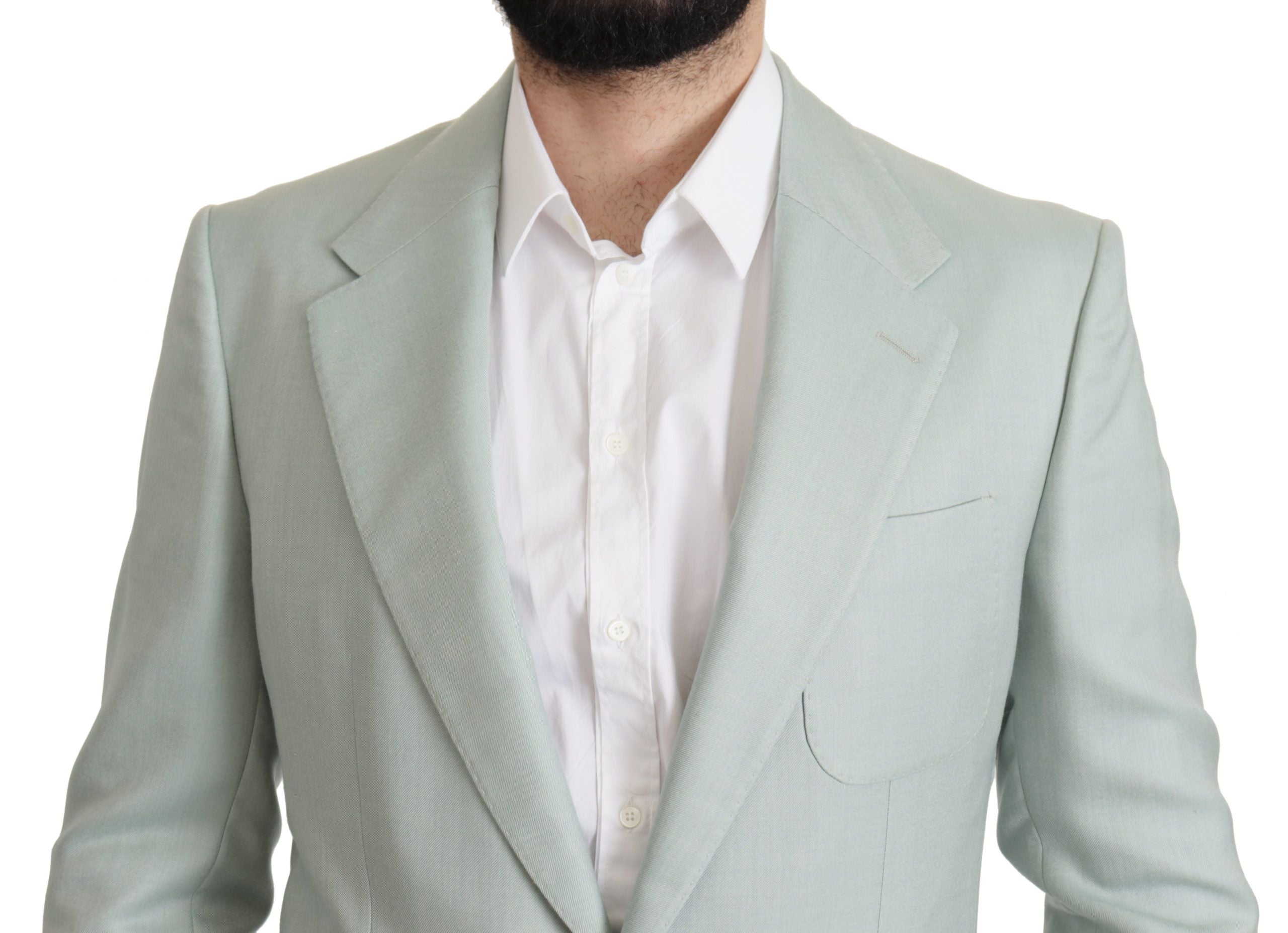 Dolce & Gabbana Green Cashmere Jacket Blazer-4