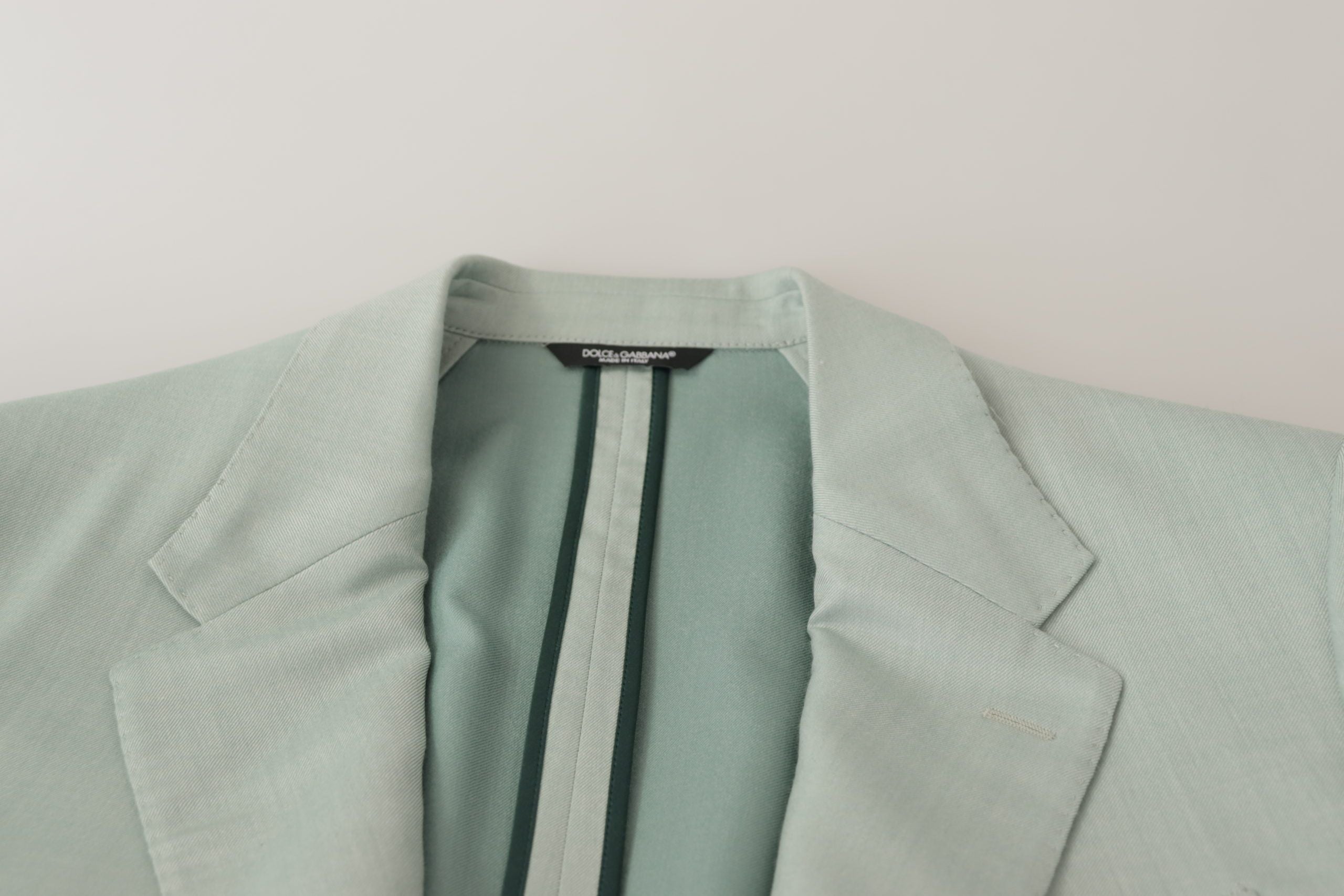 Dolce & Gabbana Green Cashmere Jacket Blazer-6