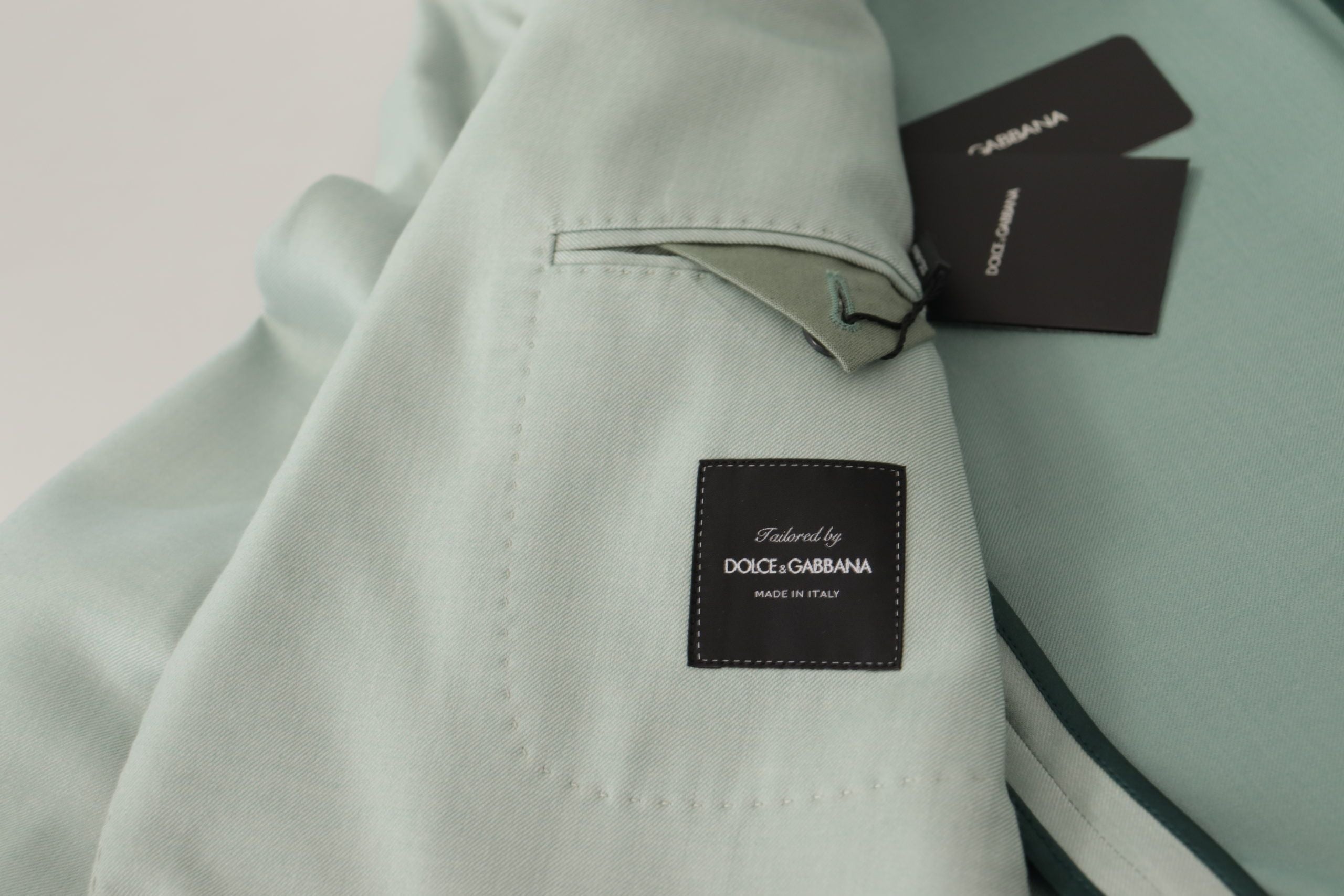 Dolce & Gabbana Green Cashmere Jacket Blazer-8