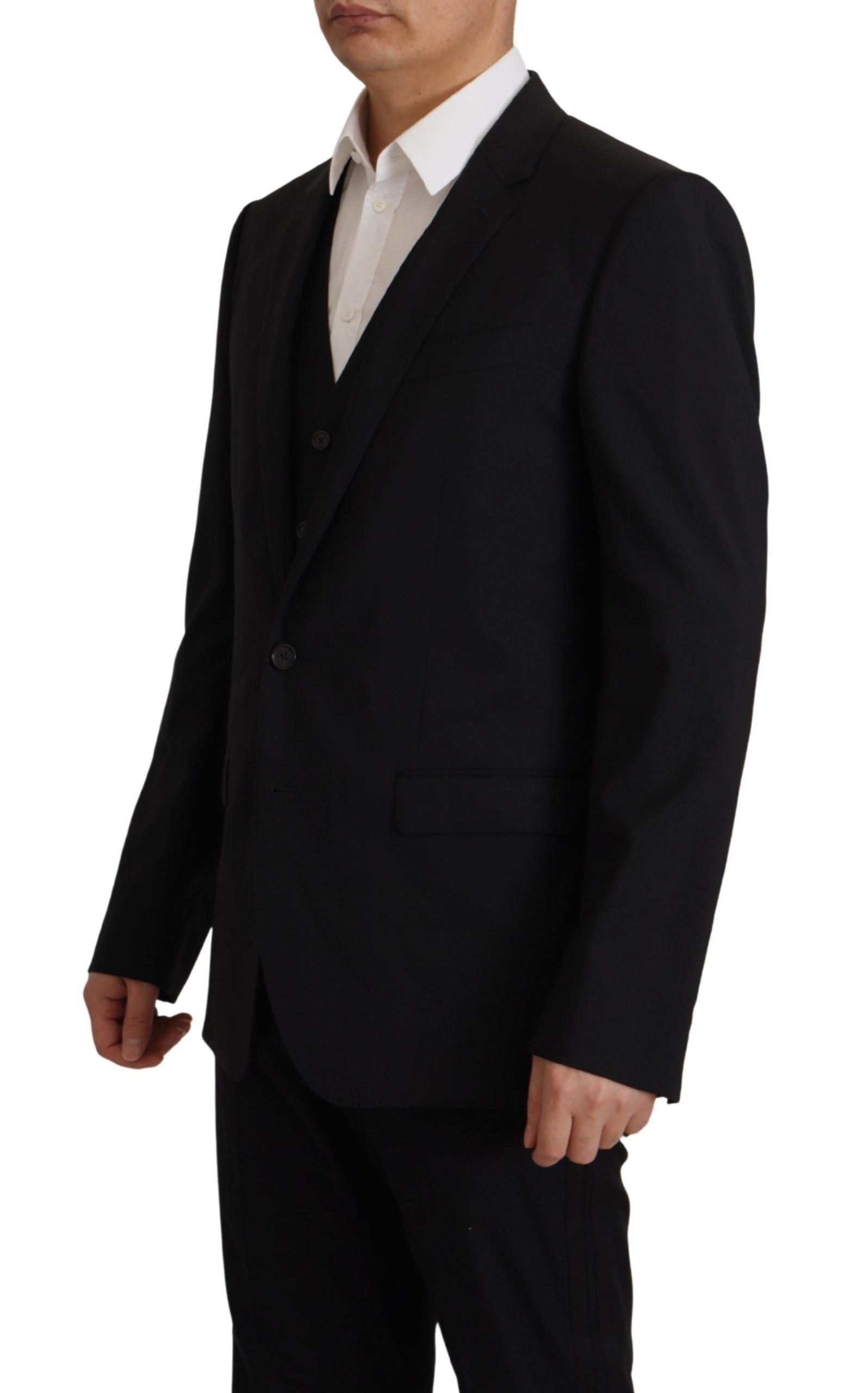 Dolce & Gabbana Schwarze Jacke Weste 2 Stück MARTINI Blazer-4