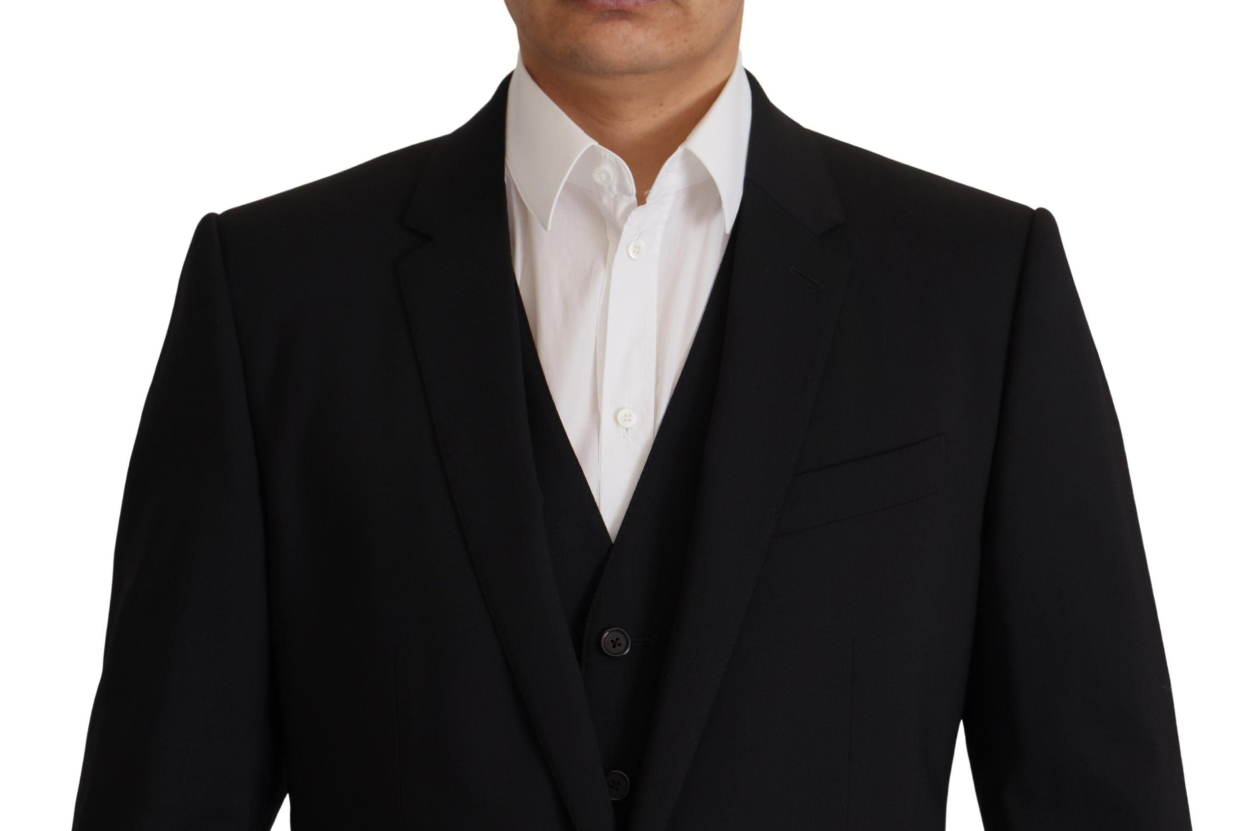 Dolce & Gabbana Schwarze Jacke Weste 2 Stück MARTINI Blazer-3