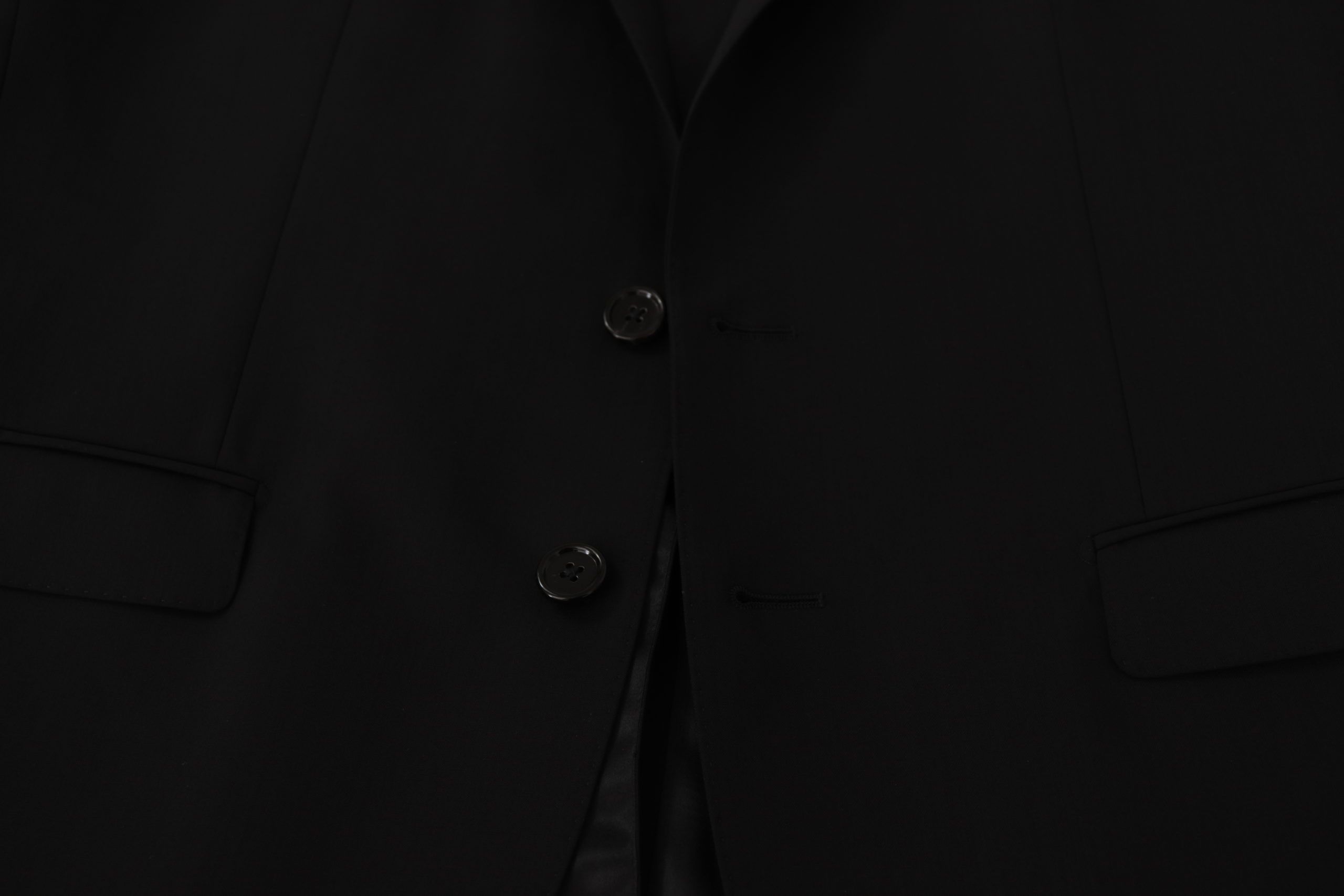 Dolce & Gabbana Black Single-Breasted Jacket MARTINI Blazer-6