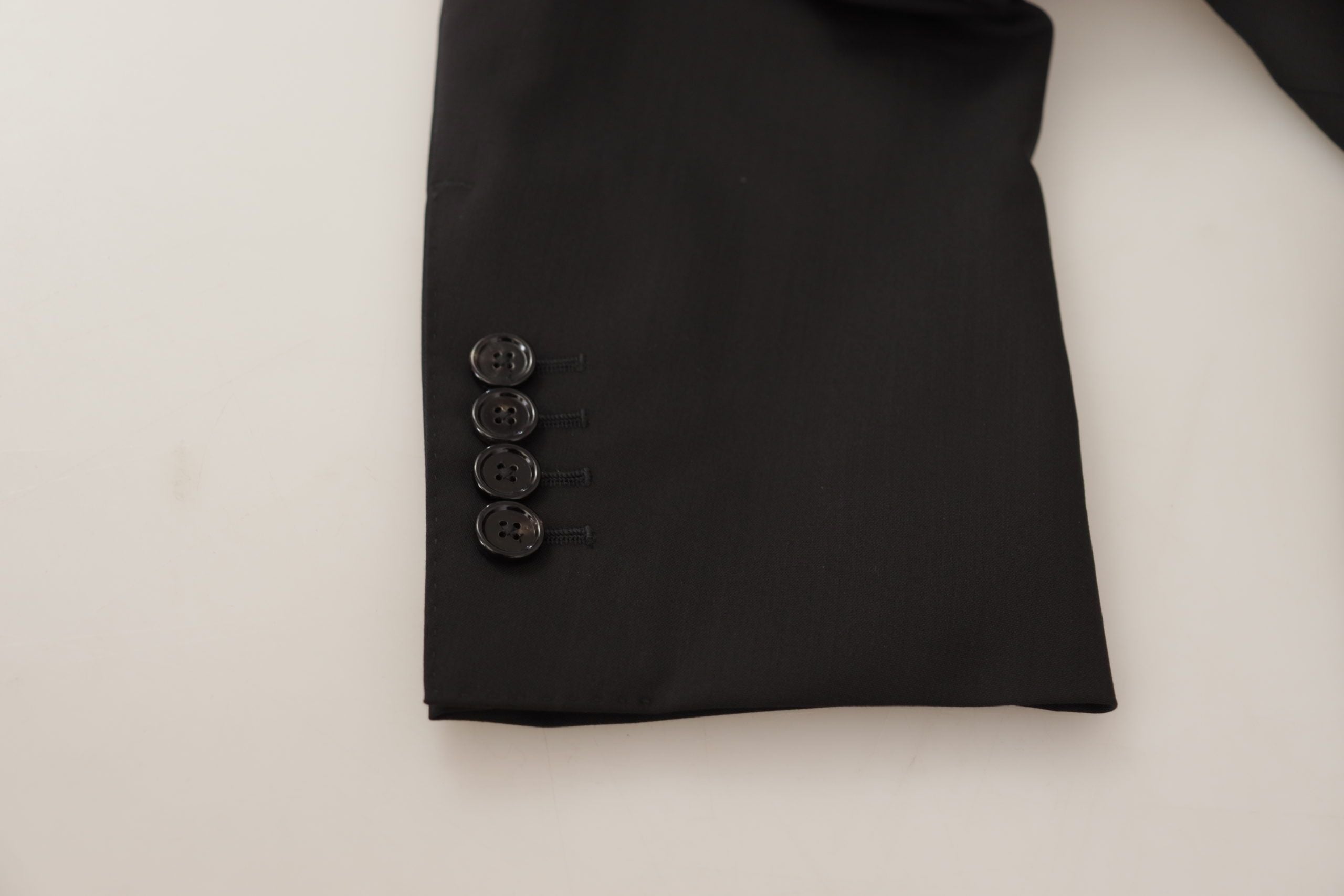 Dolce & Gabbana Black Single-Breasted Jacket MARTINI Blazer-8