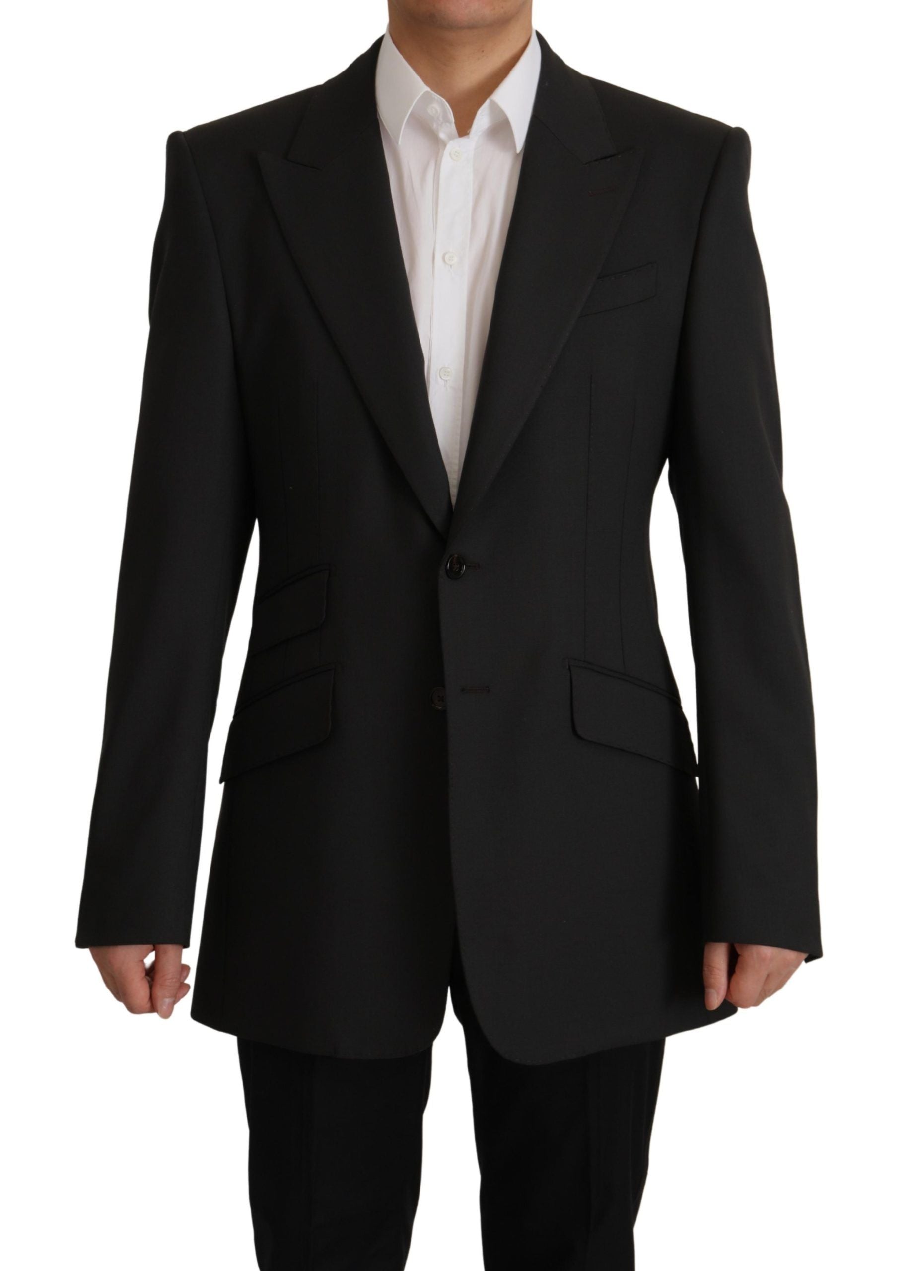Dolce & Gabbana Black single-breasted wool blazer-1