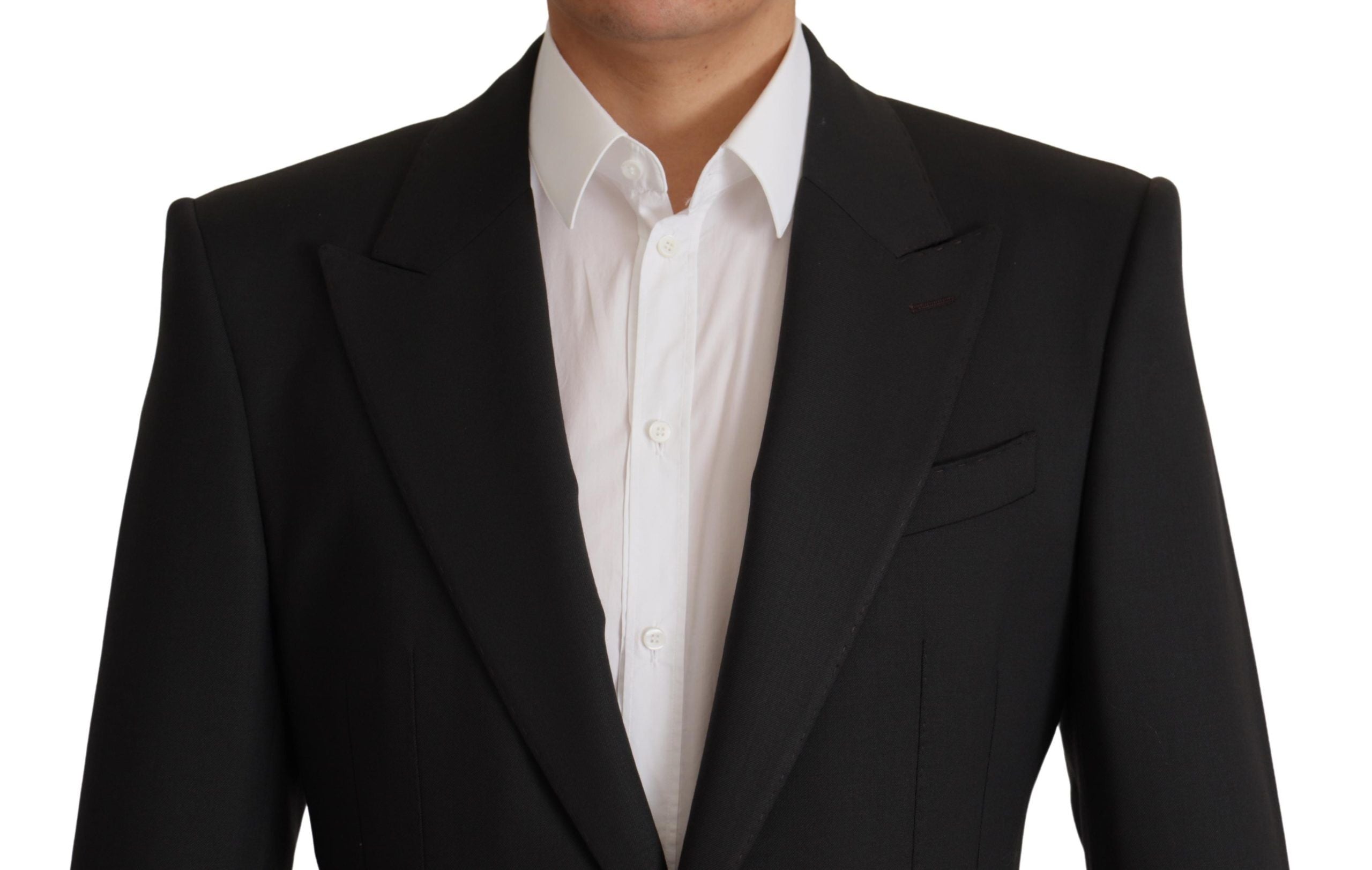 Dolce & Gabbana Black single-breasted wool blazer-3