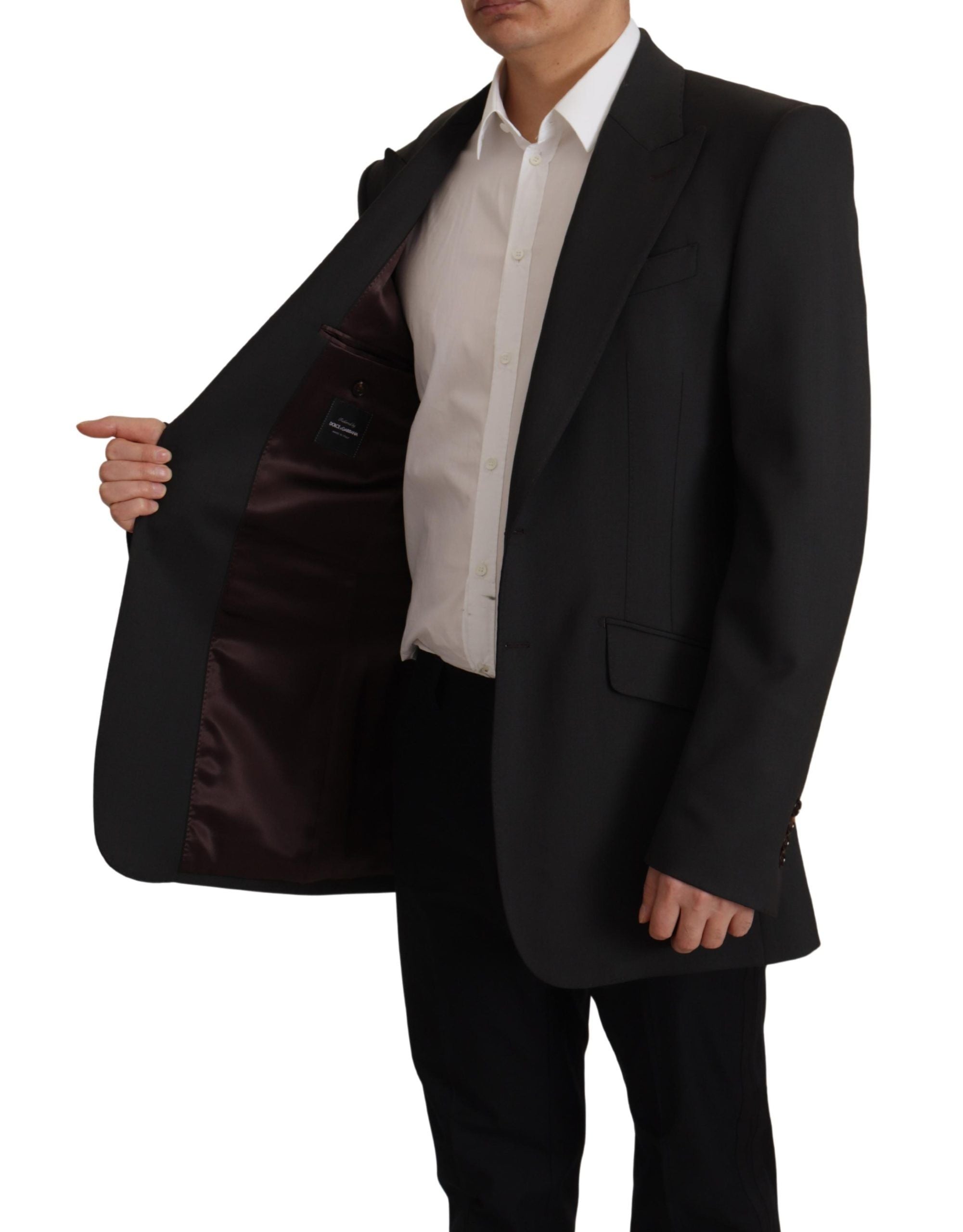 Dolce & Gabbana Black single-breasted wool blazer-5