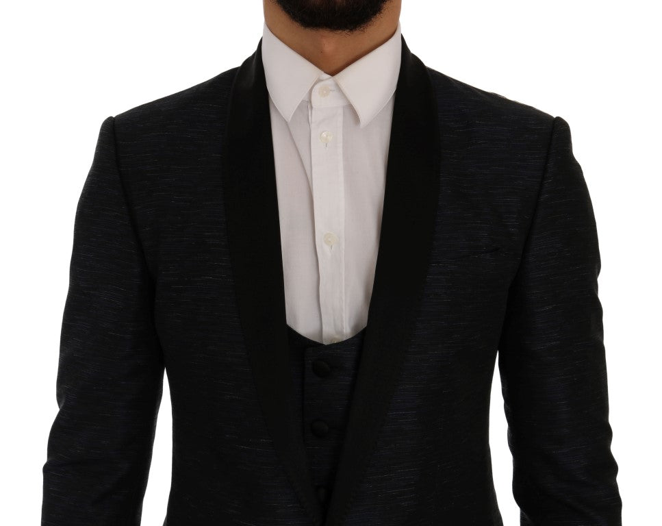 Dolce & Gabbana Blue MARTINI Slim 2 Piece Blazer-3