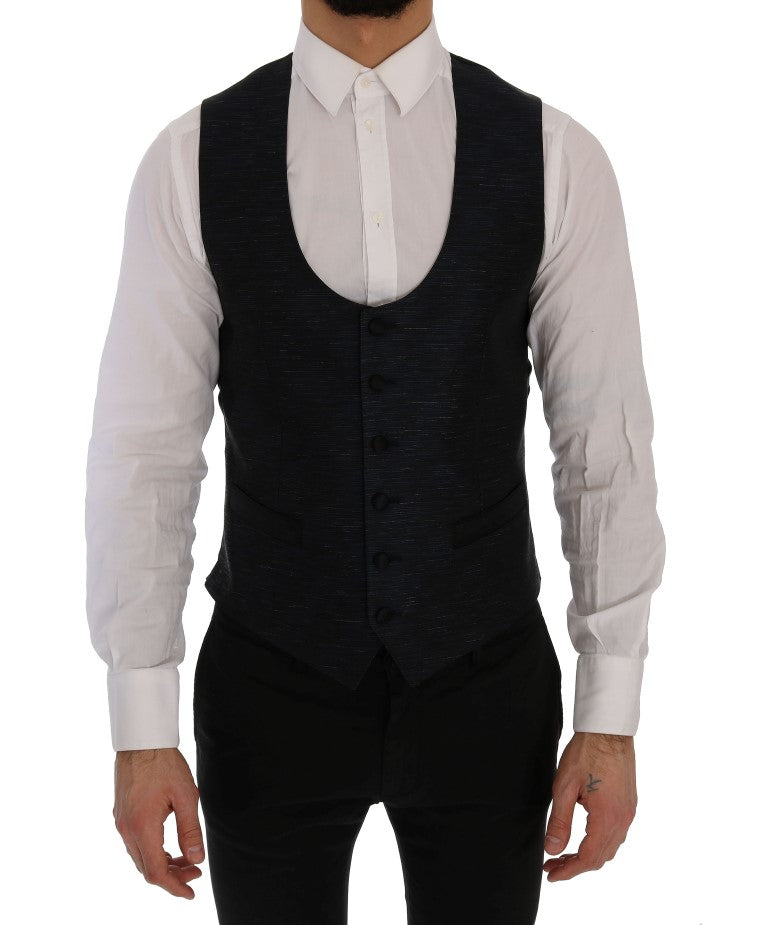 Dolce & Gabbana Blue MARTINI Slim 2 Piece Blazer-6