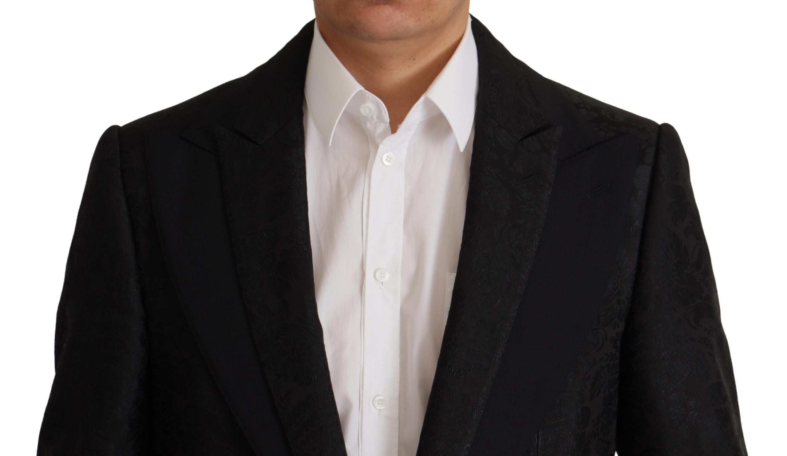 Dolce & Gabbana Schwarzer Polyester Anzug 2 Stück MARTINI-4