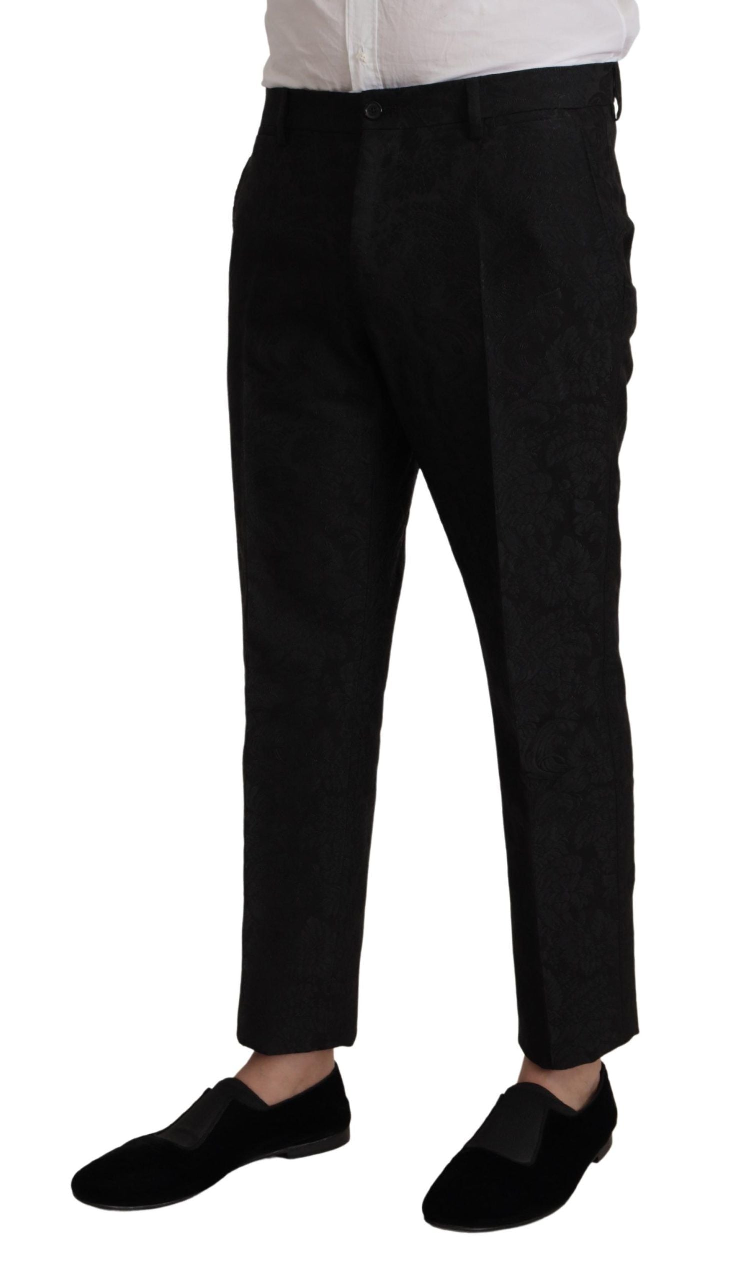 Dolce & Gabbana Schwarzer Polyester Anzug 2 Stück MARTINI-7