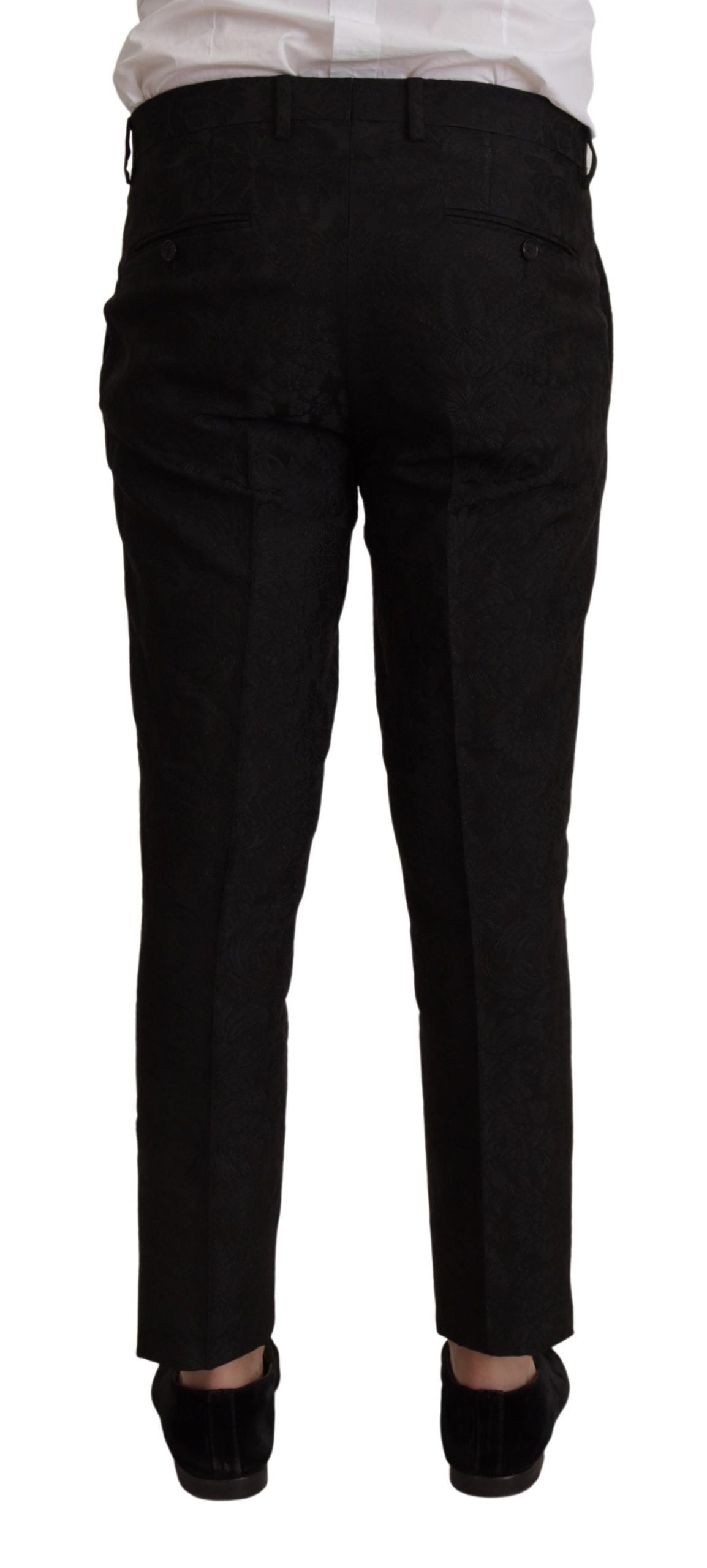 Dolce & Gabbana Schwarzer Polyester Anzug 2 Stück MARTINI-8