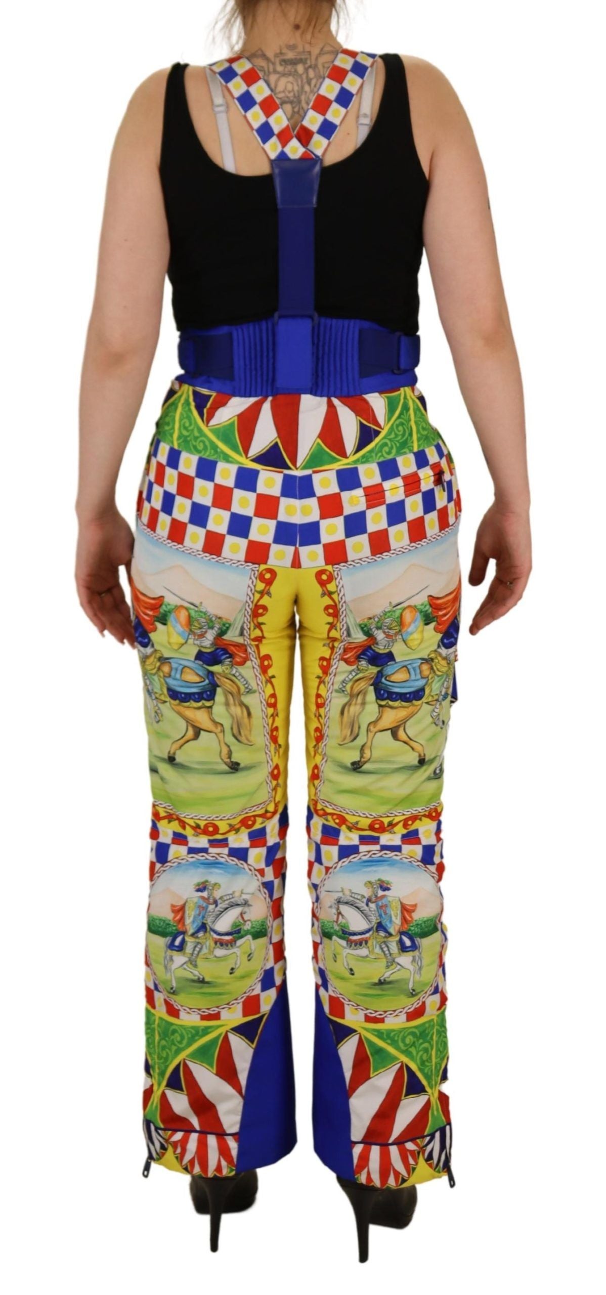 Dolce & Gabbana Multicolor Printed Snow Pants-2
