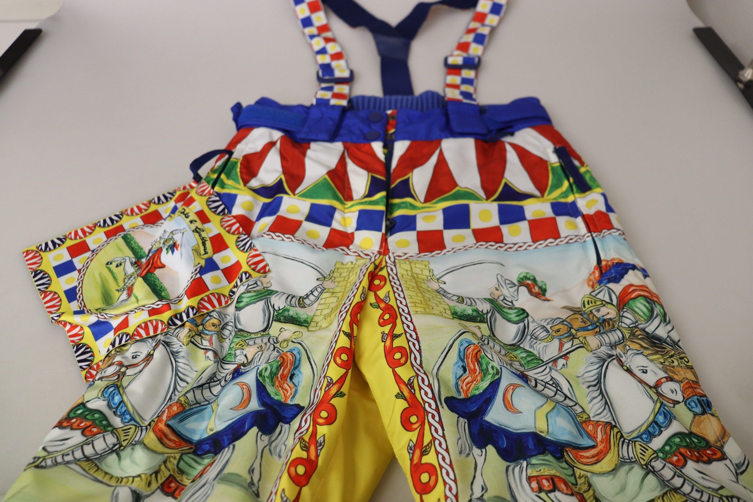 Dolce & Gabbana Multicolor Printed Snow Pants-4