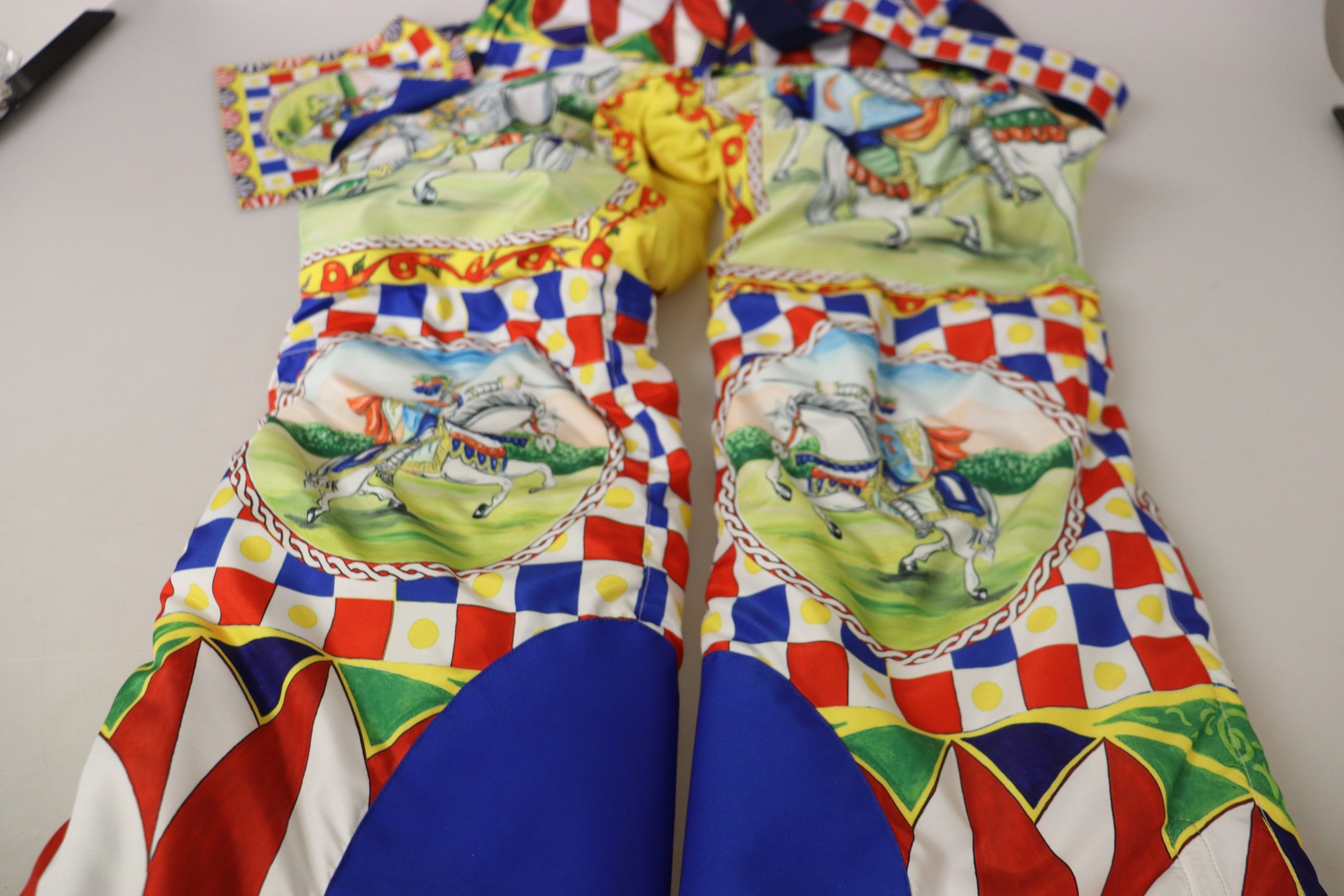 Dolce & Gabbana Multicolor Printed Snow Pants-5