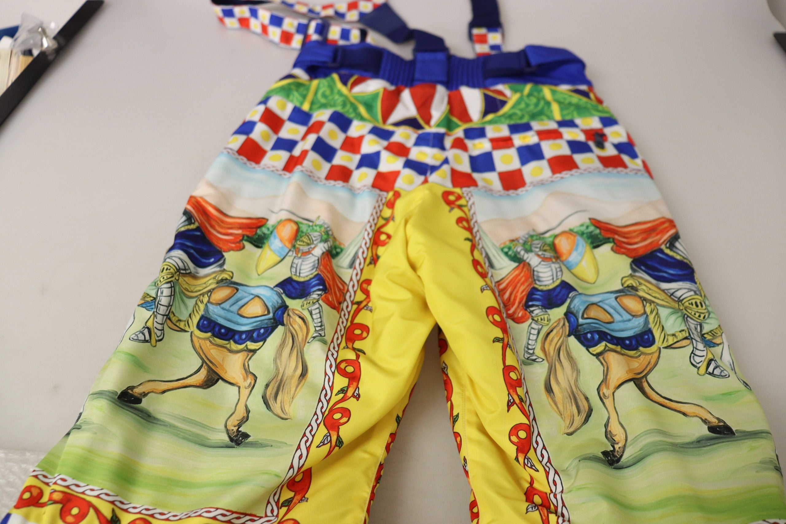 Dolce & Gabbana Multicolor Printed Snow Pants-8