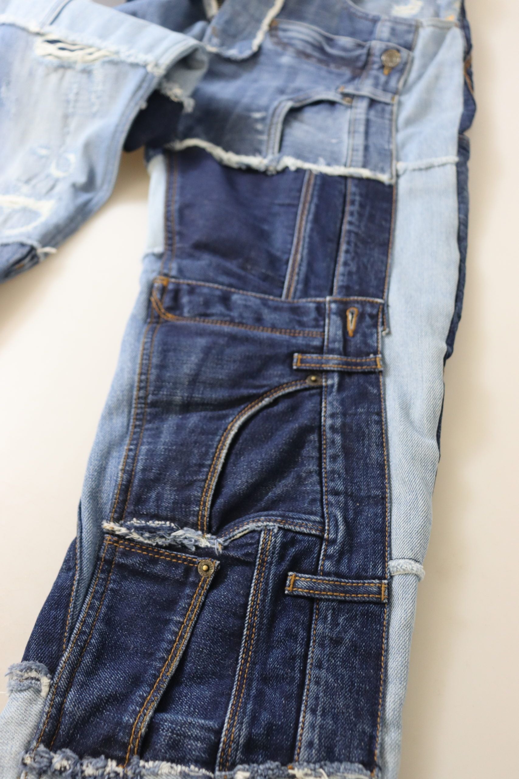 Dolce & Gabbana Multicolor Patchwork Denim High Waist Jeans-8