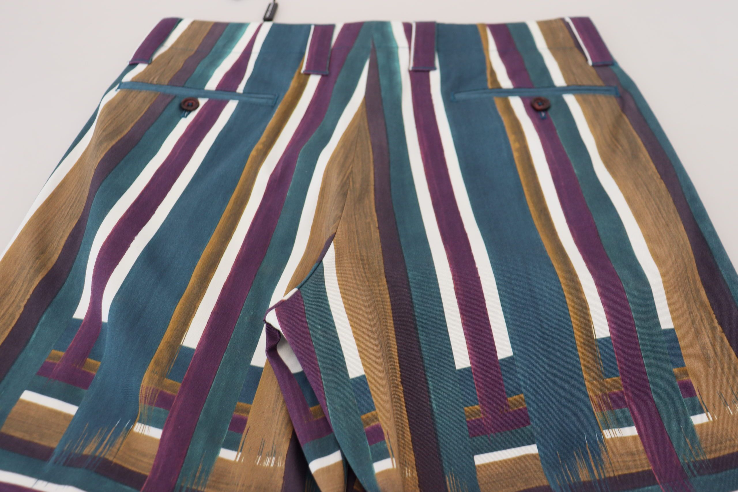 Dolce & Gabbana multicoloured striped shorts in stretch cotton-5