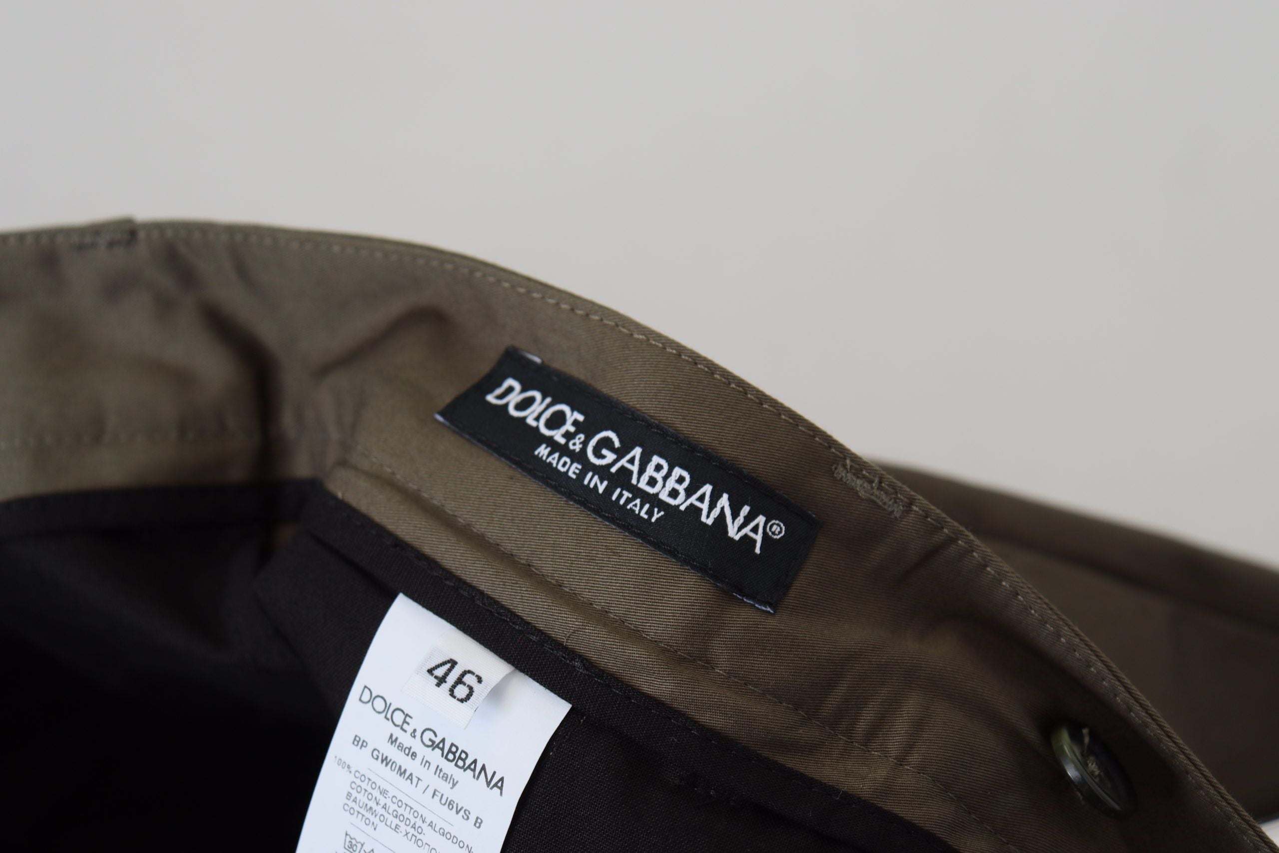 Dolce & Gabbana Green Chinos Cotton Casual Shorts-6