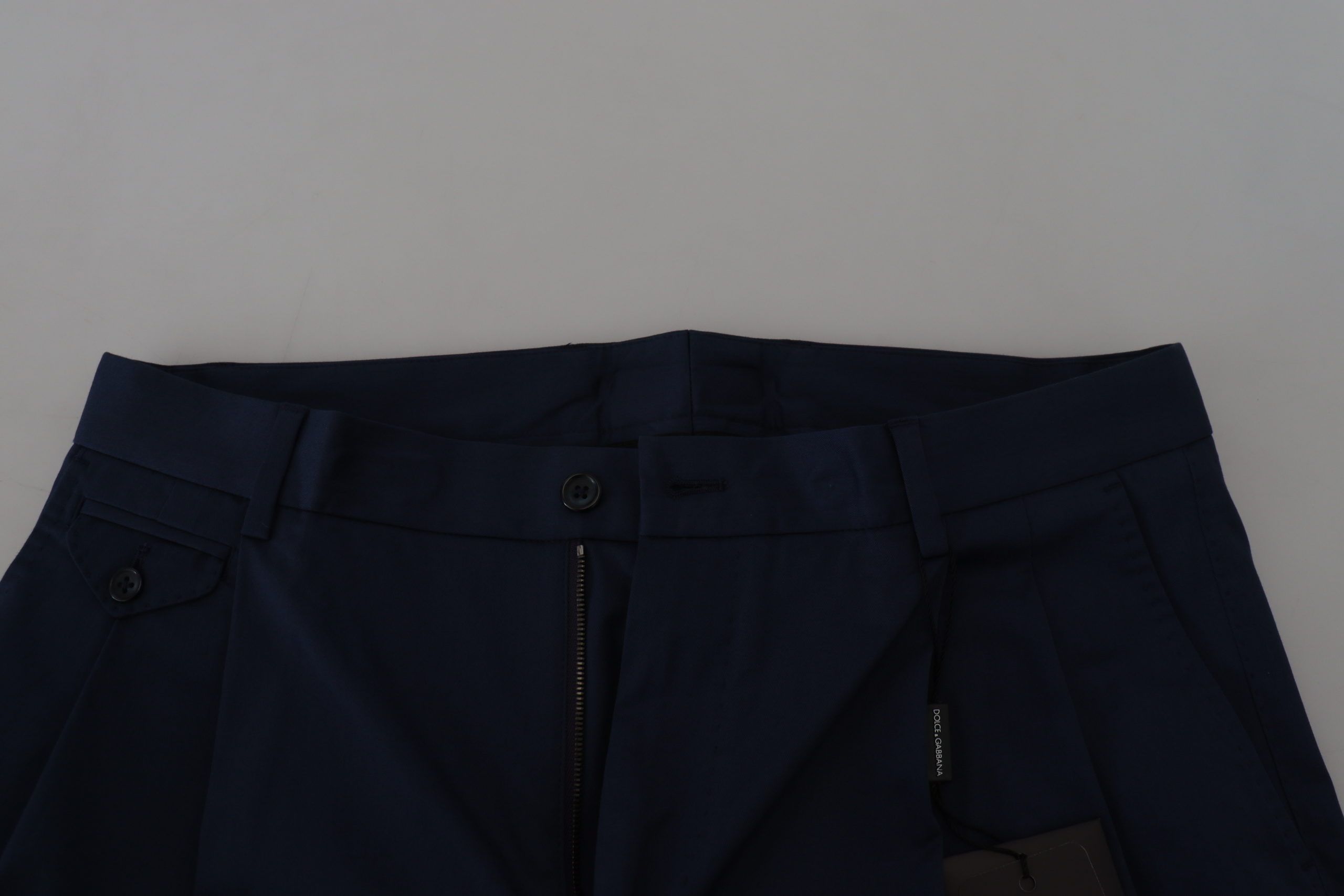 Dolce & Gabbana Blue Chinos Cotton Stretch Casual Shorts-7