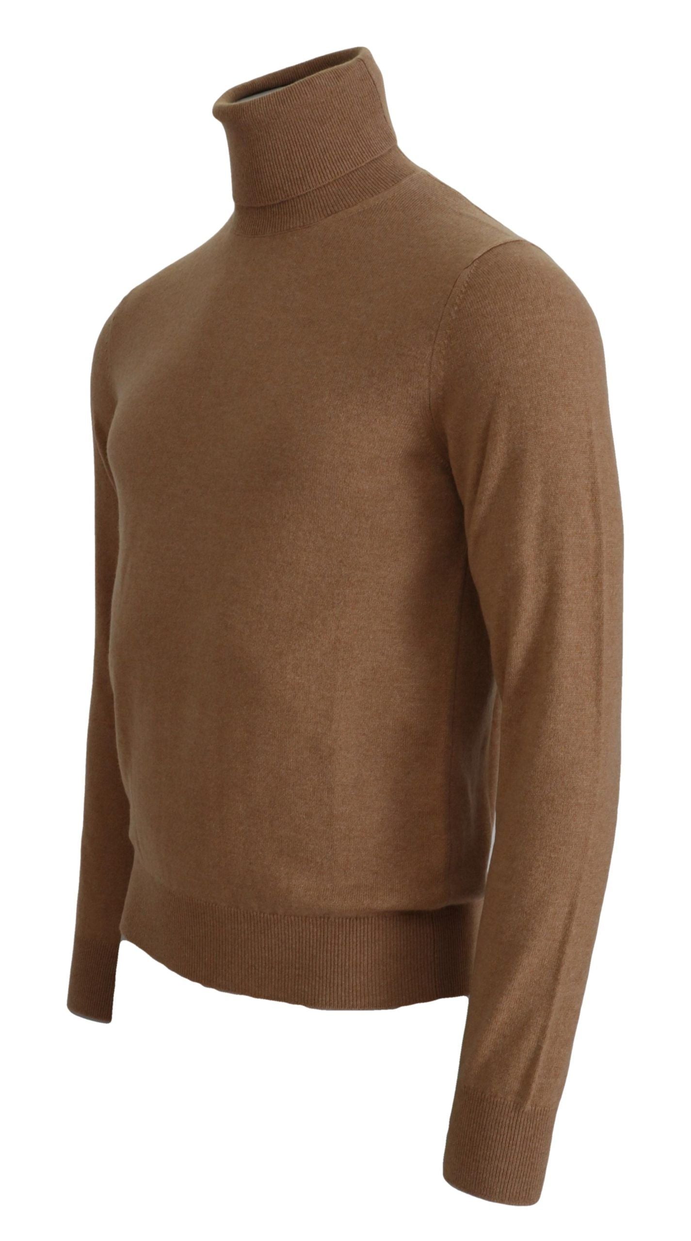Dolce & Gabbana beige cashmere roll-neck sweater-4