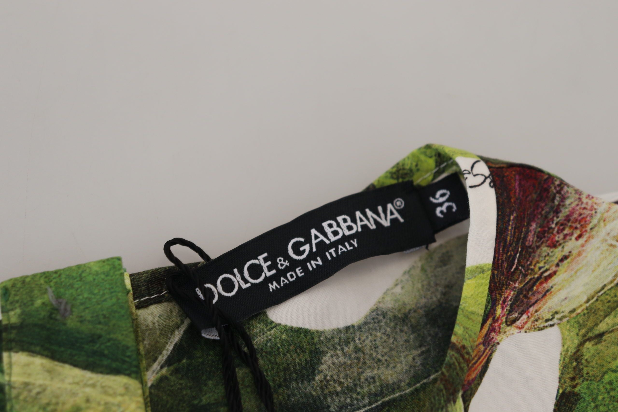 Dolce & Gabbana Cotton Round Neck Blouse Fruit T-Shirt-5