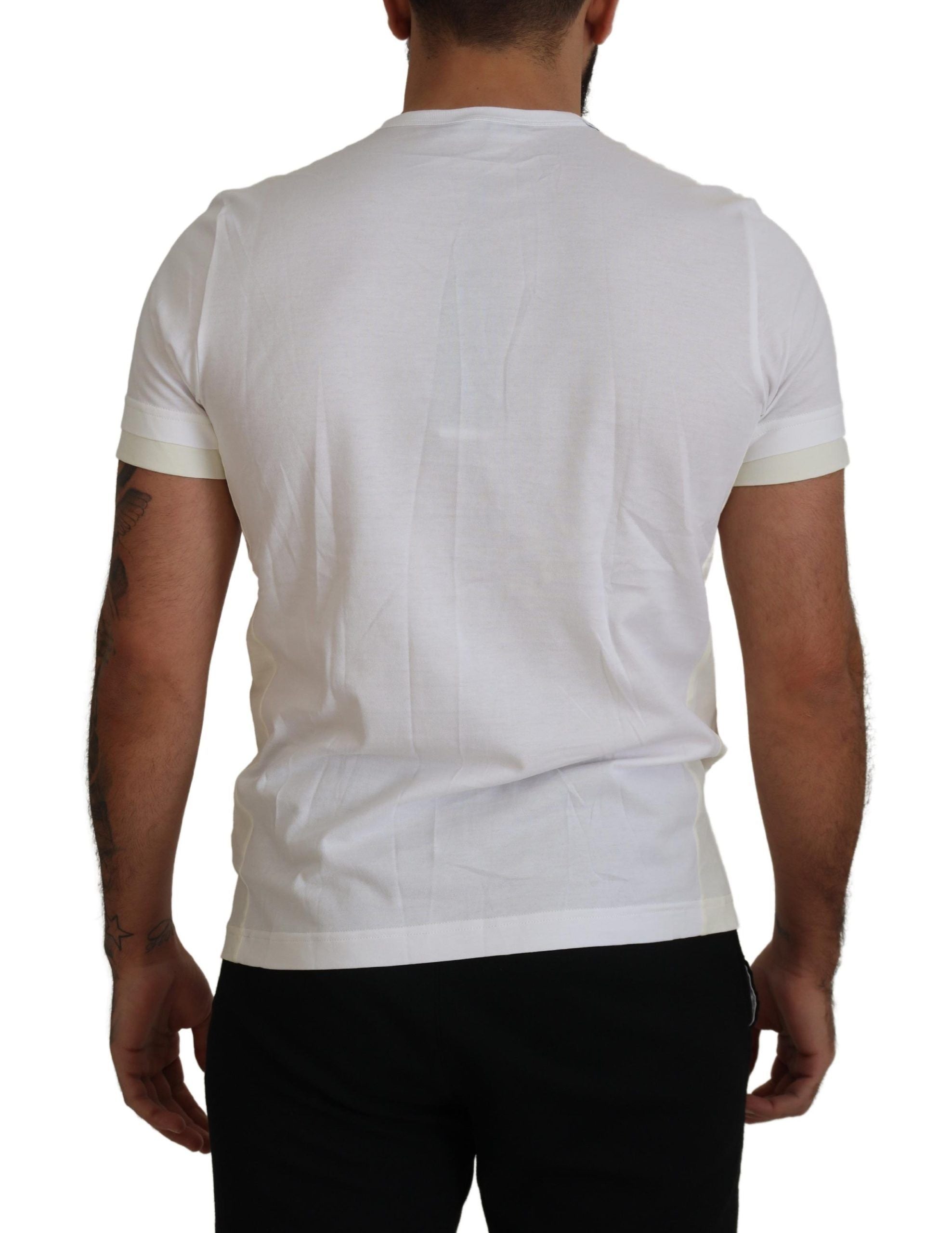 Dolce & Gabbana White Flap Pocket Short Sleeve T-Shirt-3