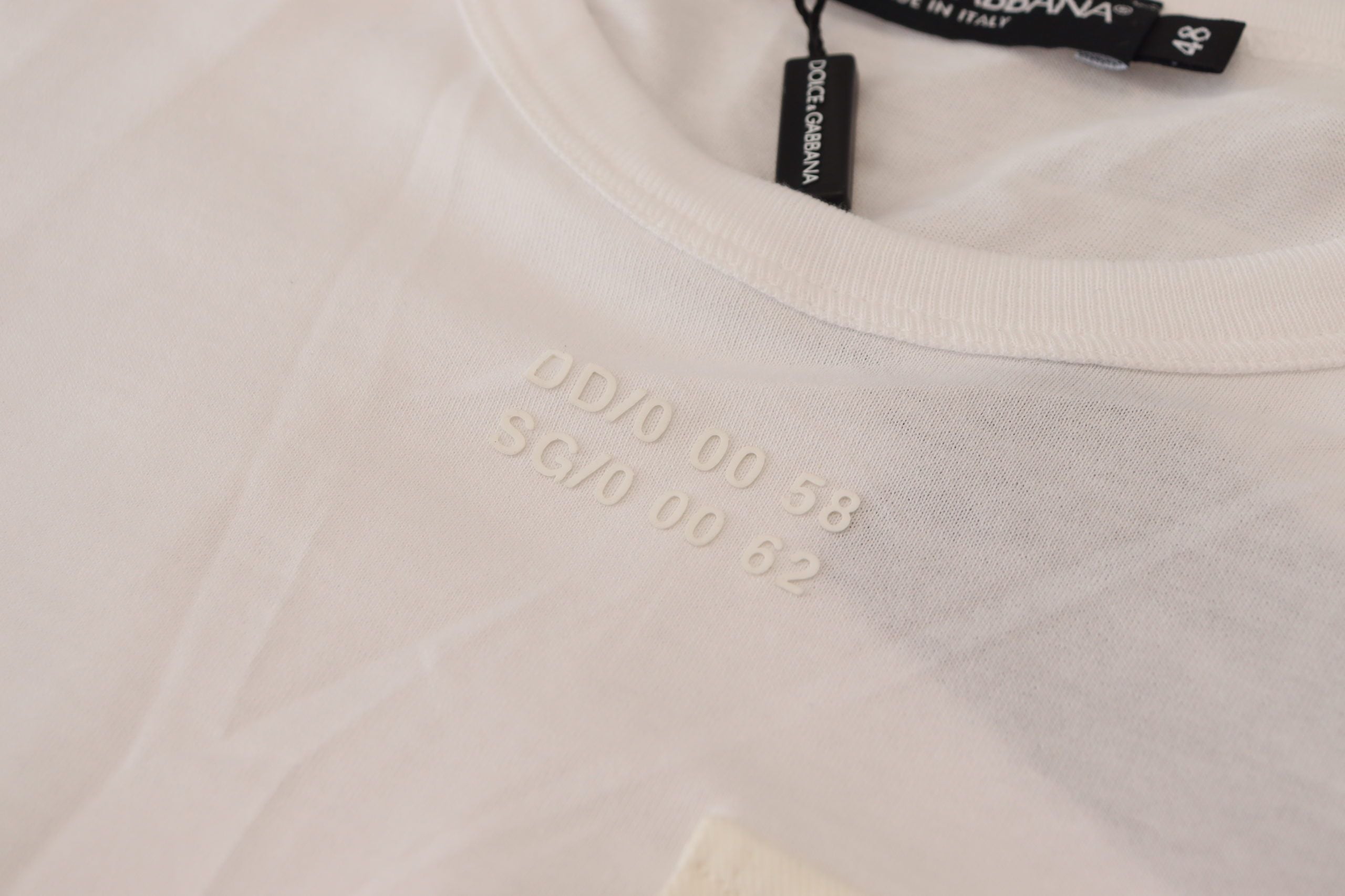 Dolce & Gabbana White Flap Pocket Short Sleeve T-Shirt-6