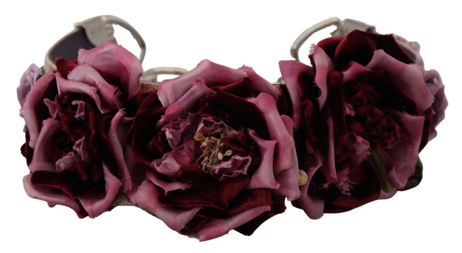 Dolce & Gabbana Multicolor Floral Appliqués Metal Shoulder Strap-2