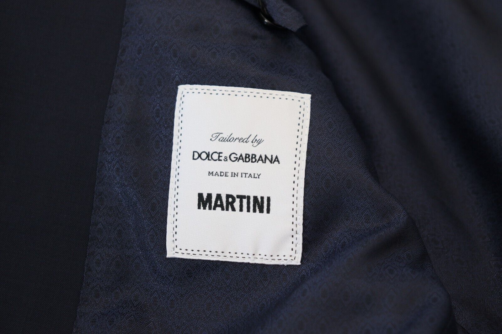 Dolce & Gabbana Dunkelblauer einreihiger MARTINI Blazer aus Wolle-8