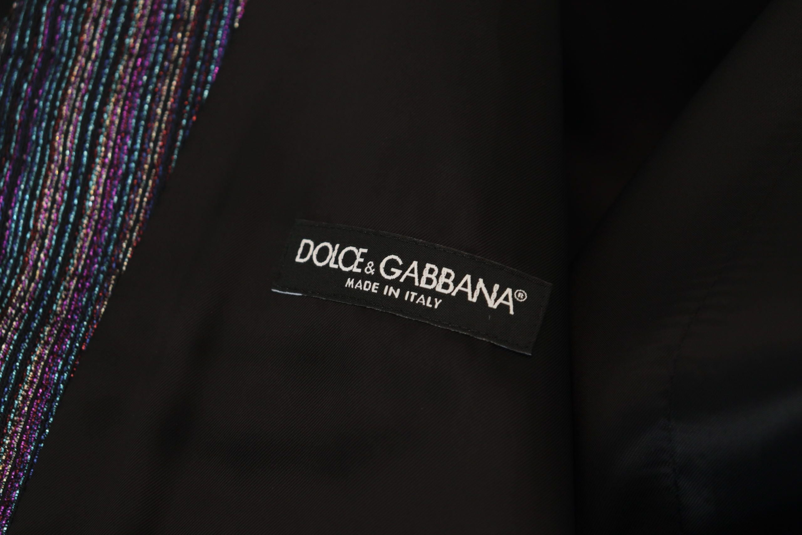 Dolce & Gabbana Multicolor Polyester Weste Kleid Formelle Weste-7
