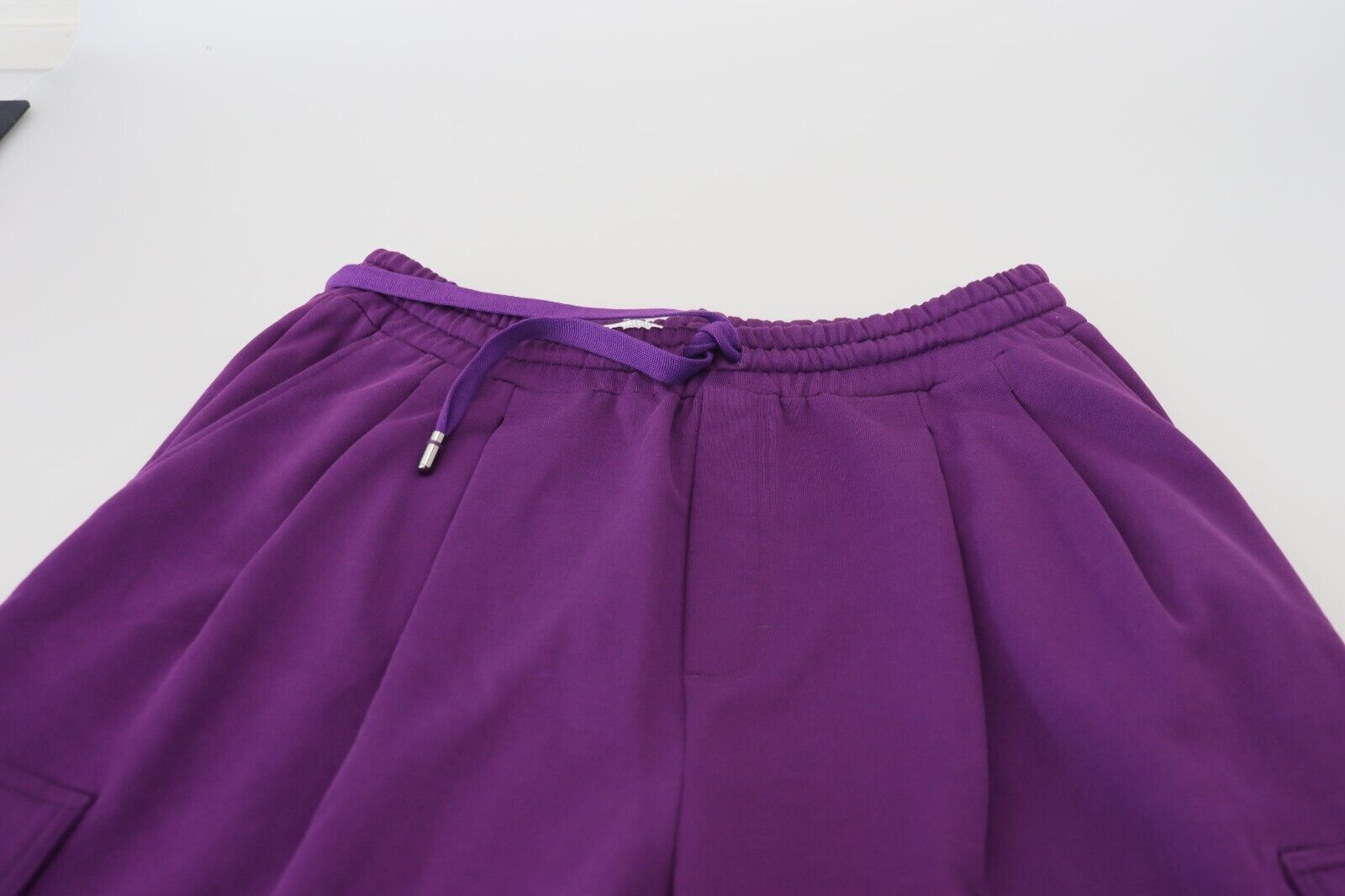 Dolce & Gabbana Purple Cotton Cargo Sweatpants Jogging Pants-5