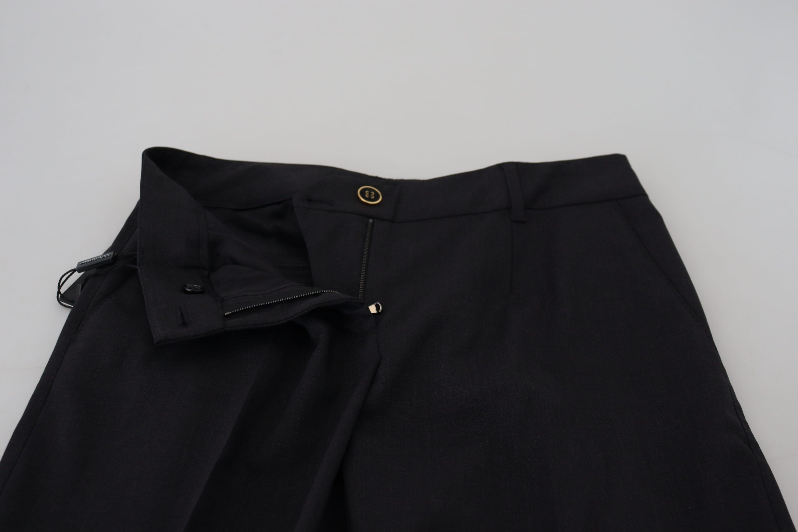 Dolce & Gabbana Graue Damen Formal Tapered Pants-4