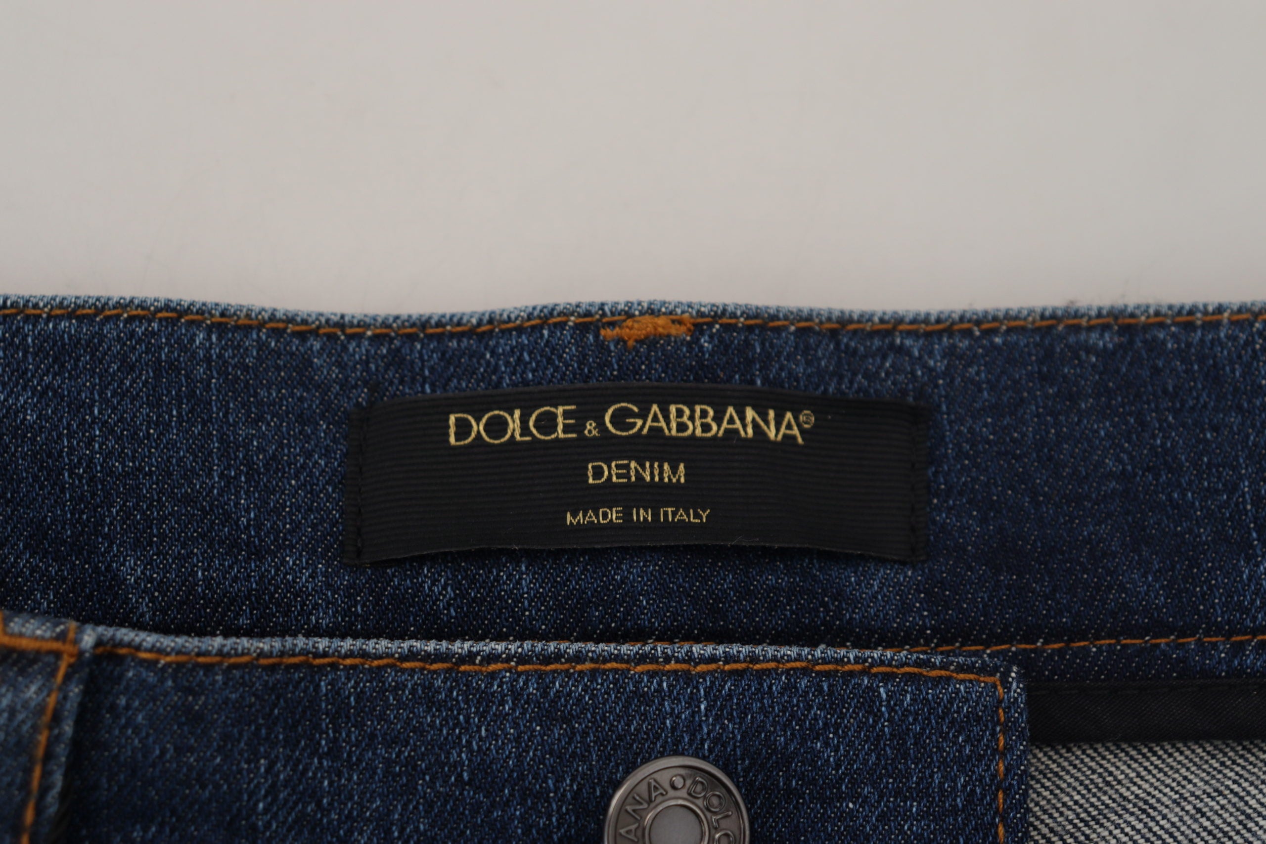 Dolce & Gabbana Black Floral Skinny Denim Jeans with Lace-5