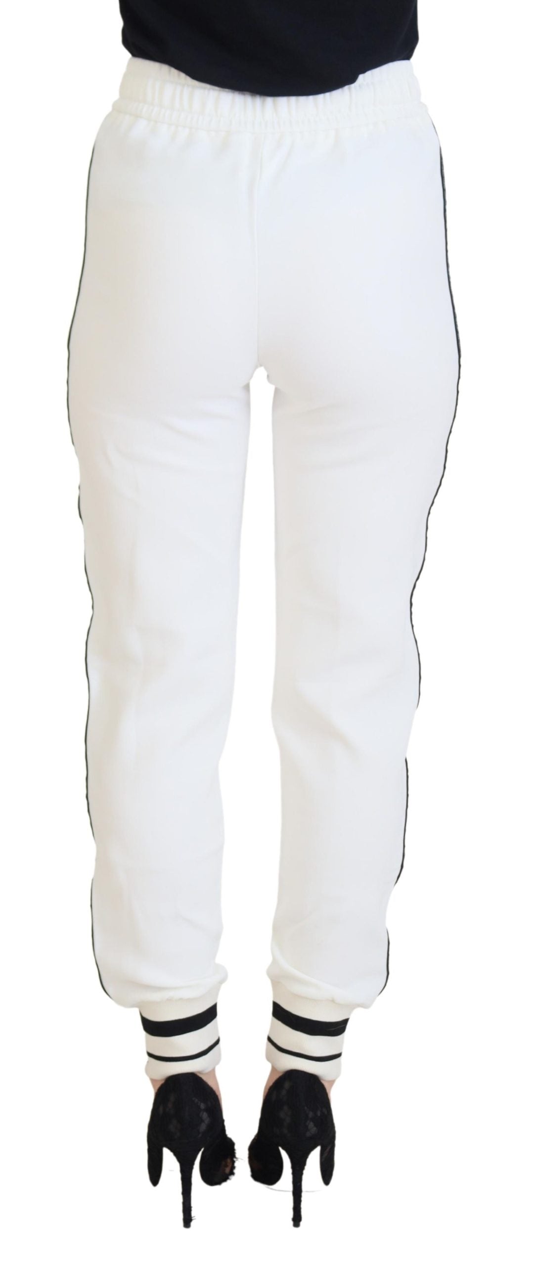 Dolce & Gabbana White DG Logo Sweatpants-3