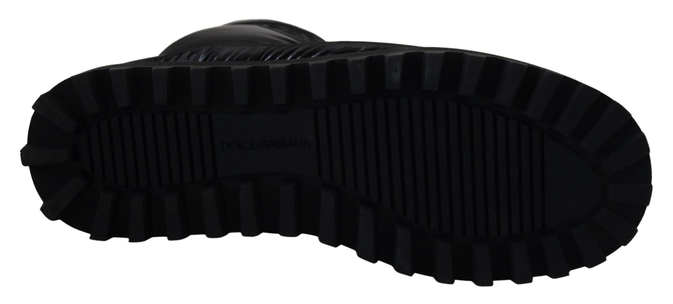 Dolce & Gabbana Black Padded Mid-Calf Winter Boots-3