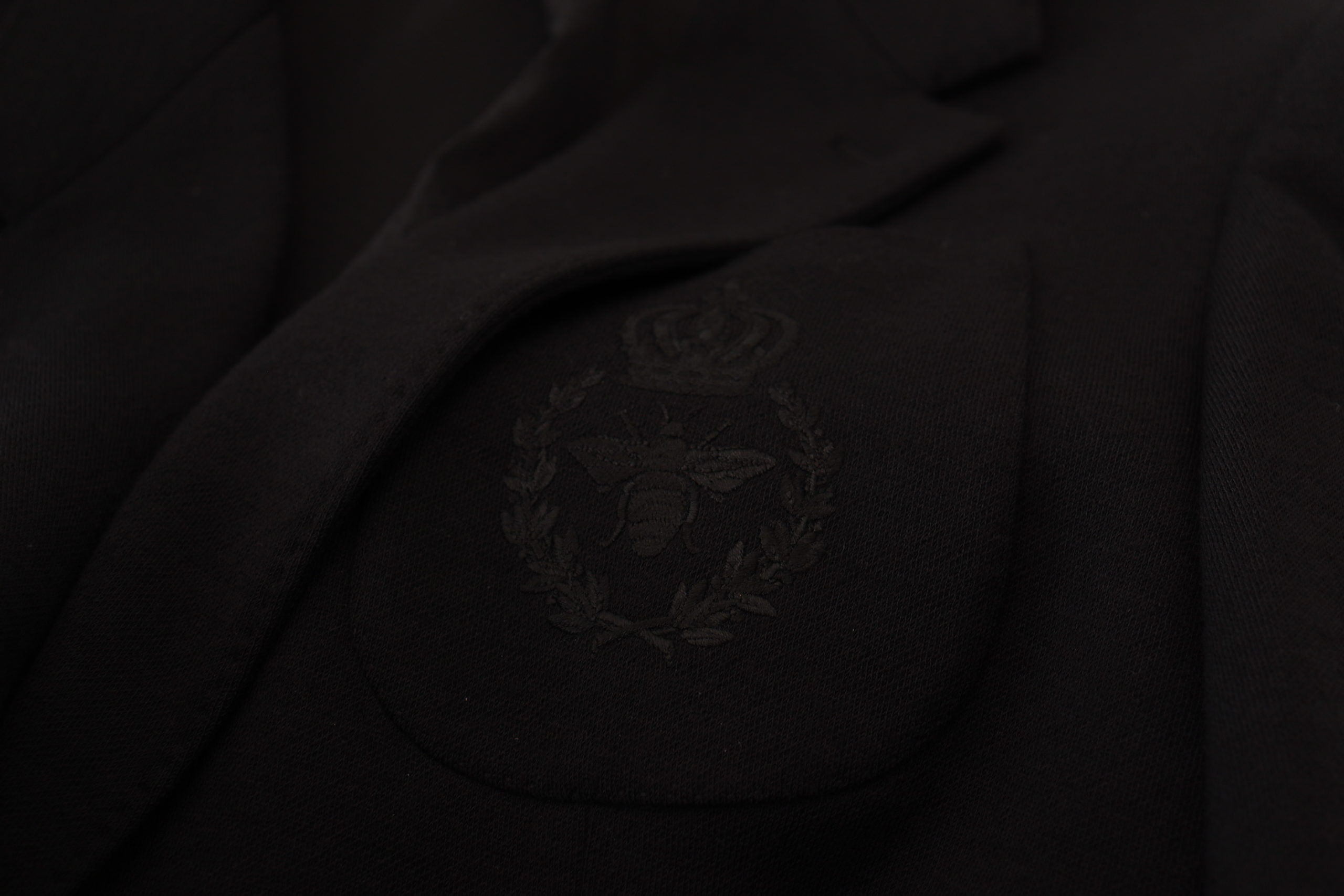 Dolce & Gabbana Schwarze Wollkrone Slim Fit Jacke Blazer-8
