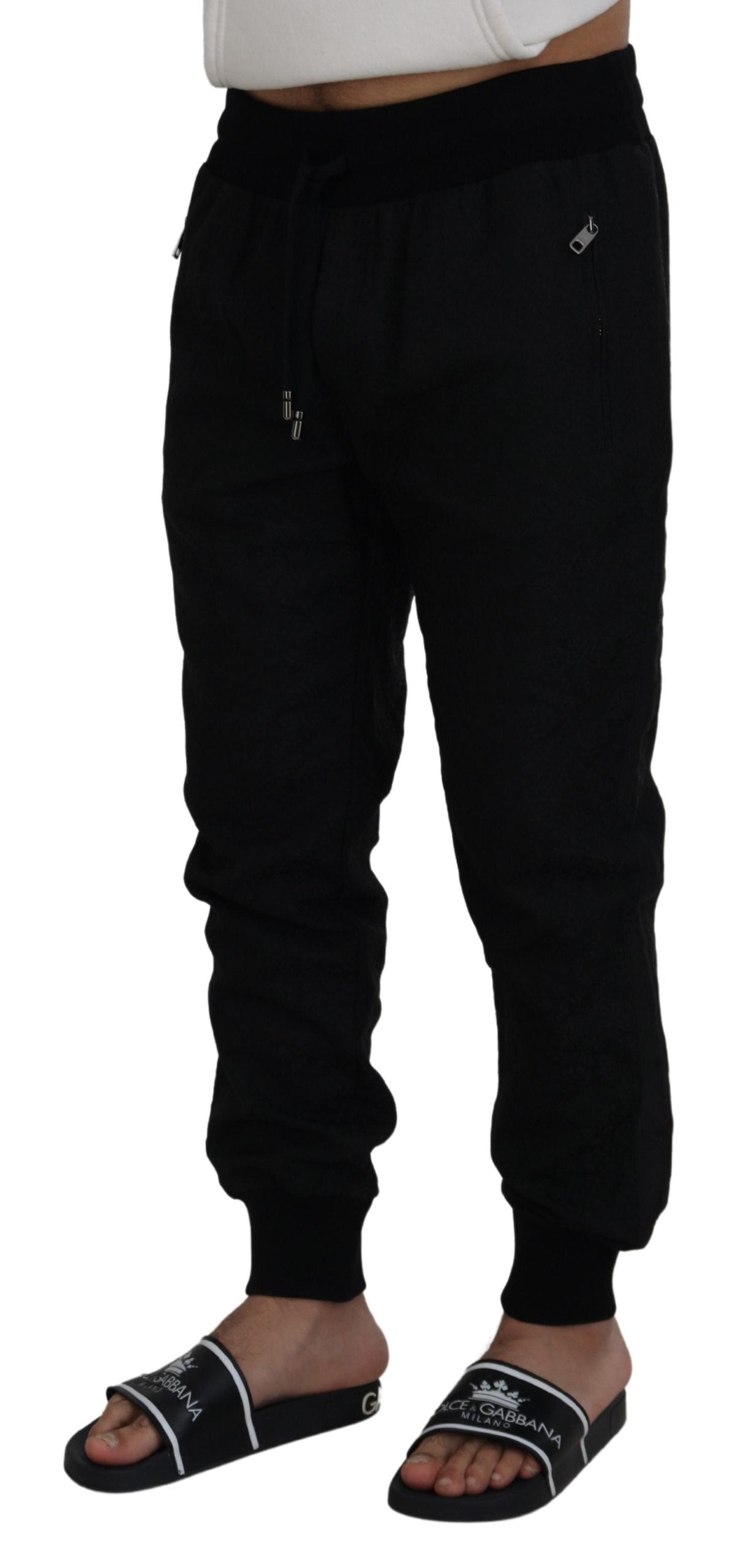 Dolce & Gabbana Black Men's Casual Joggers-2