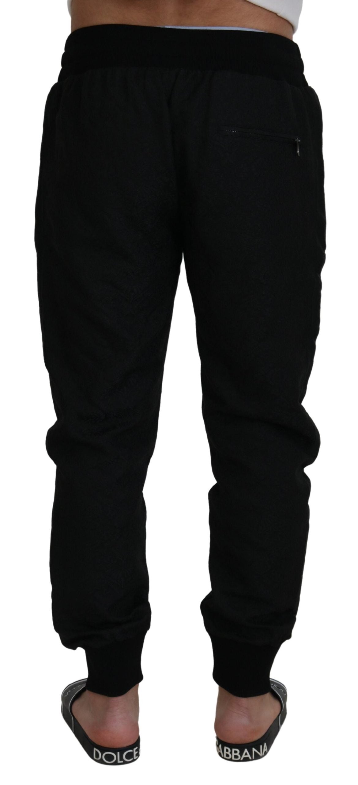 Dolce & Gabbana Black Men's Casual Joggers-3