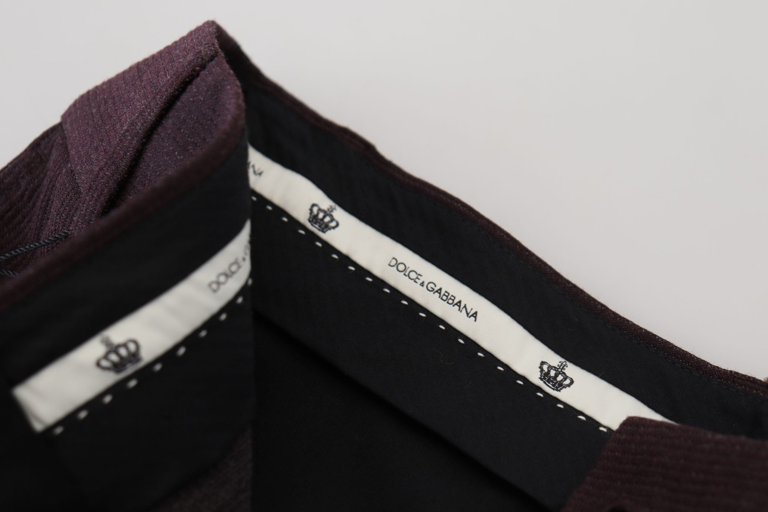 Dolce & Gabbana Brown Cotton Chino Men's Trousers-6