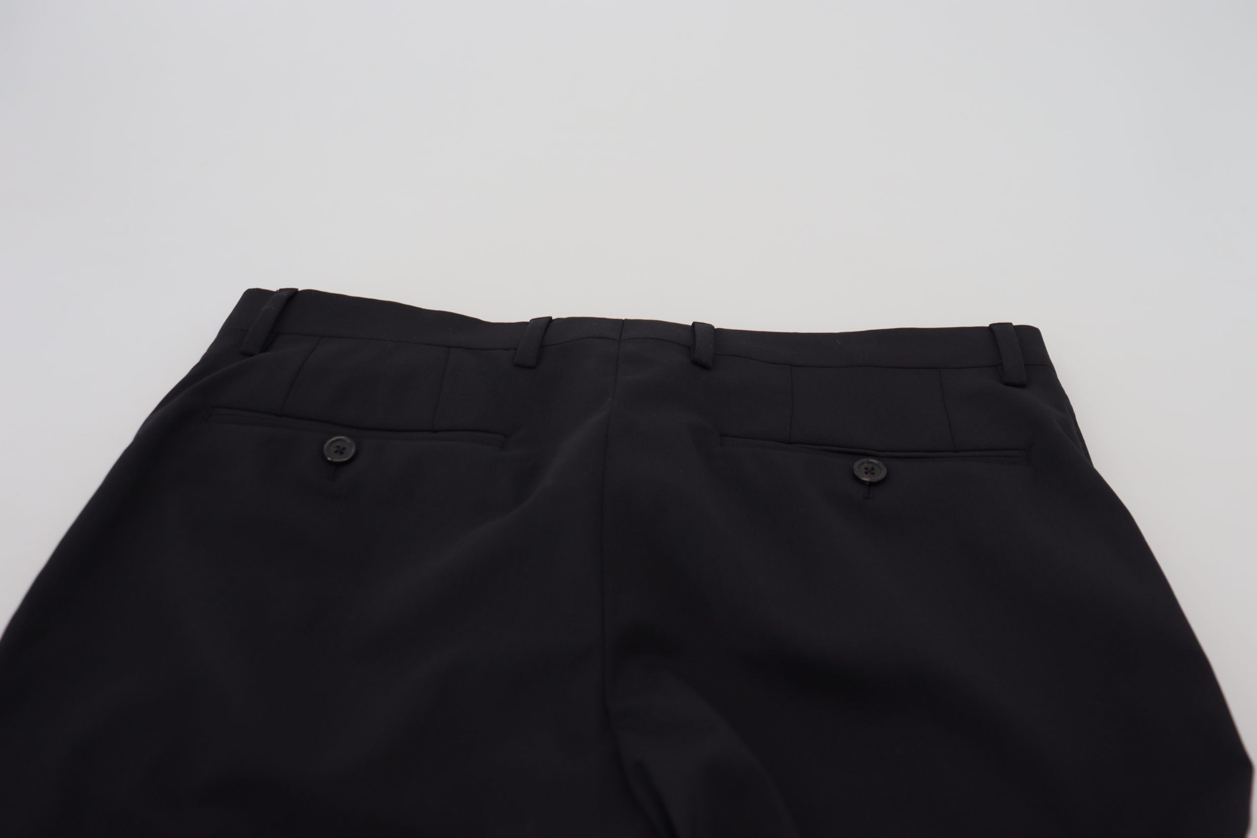 Dolce & Gabbana Schwarze Chino-Hose aus Wolle für formelle Anlässe-5