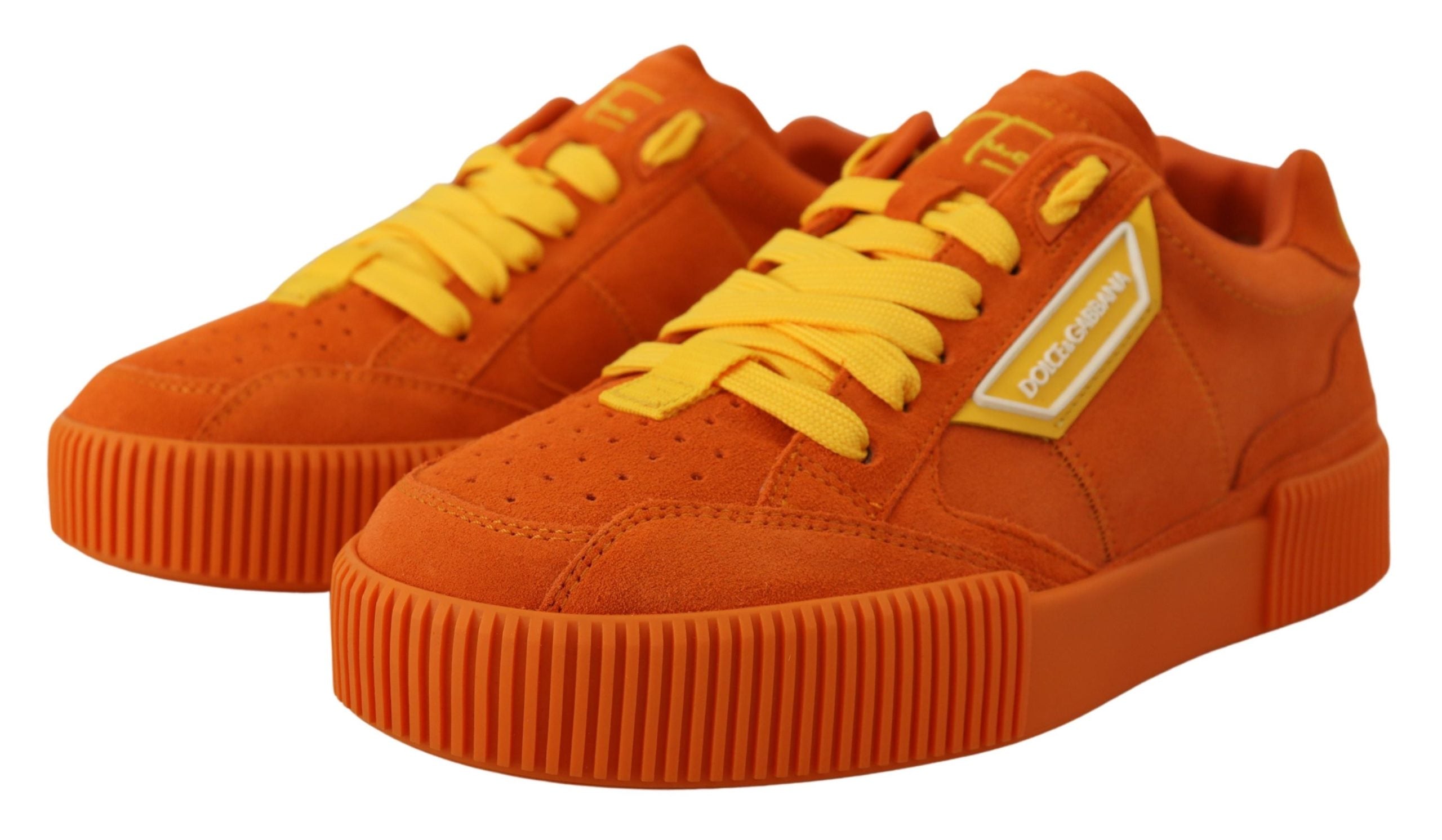 Zapatillas Pj Tucker de cuero naranja de Dolce & Gabbana-3
