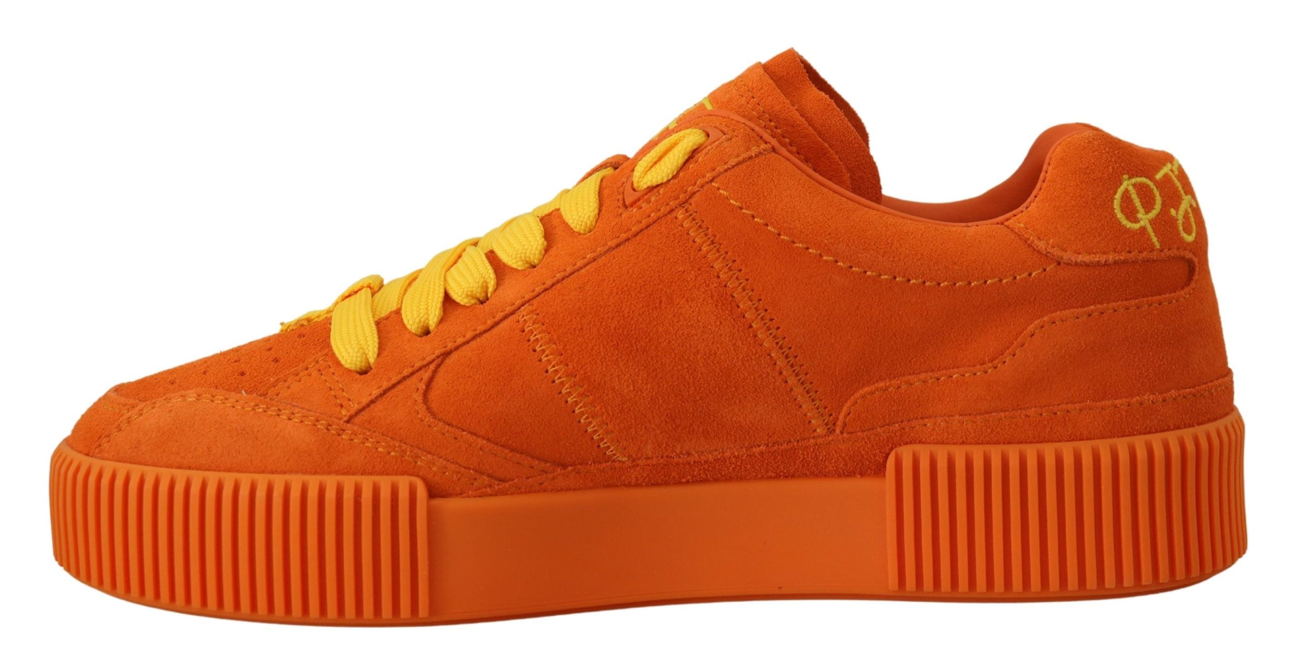 Zapatillas Pj Tucker de cuero naranja de Dolce & Gabbana-5